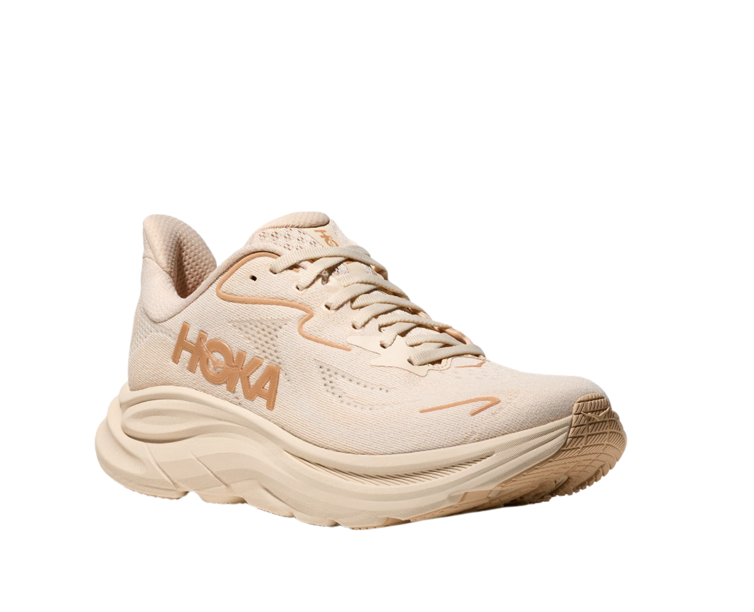  HOKA Women's Clifton 10 Cushioned Running Shoe - Vanilla/Birch、mySite、preschool7hills