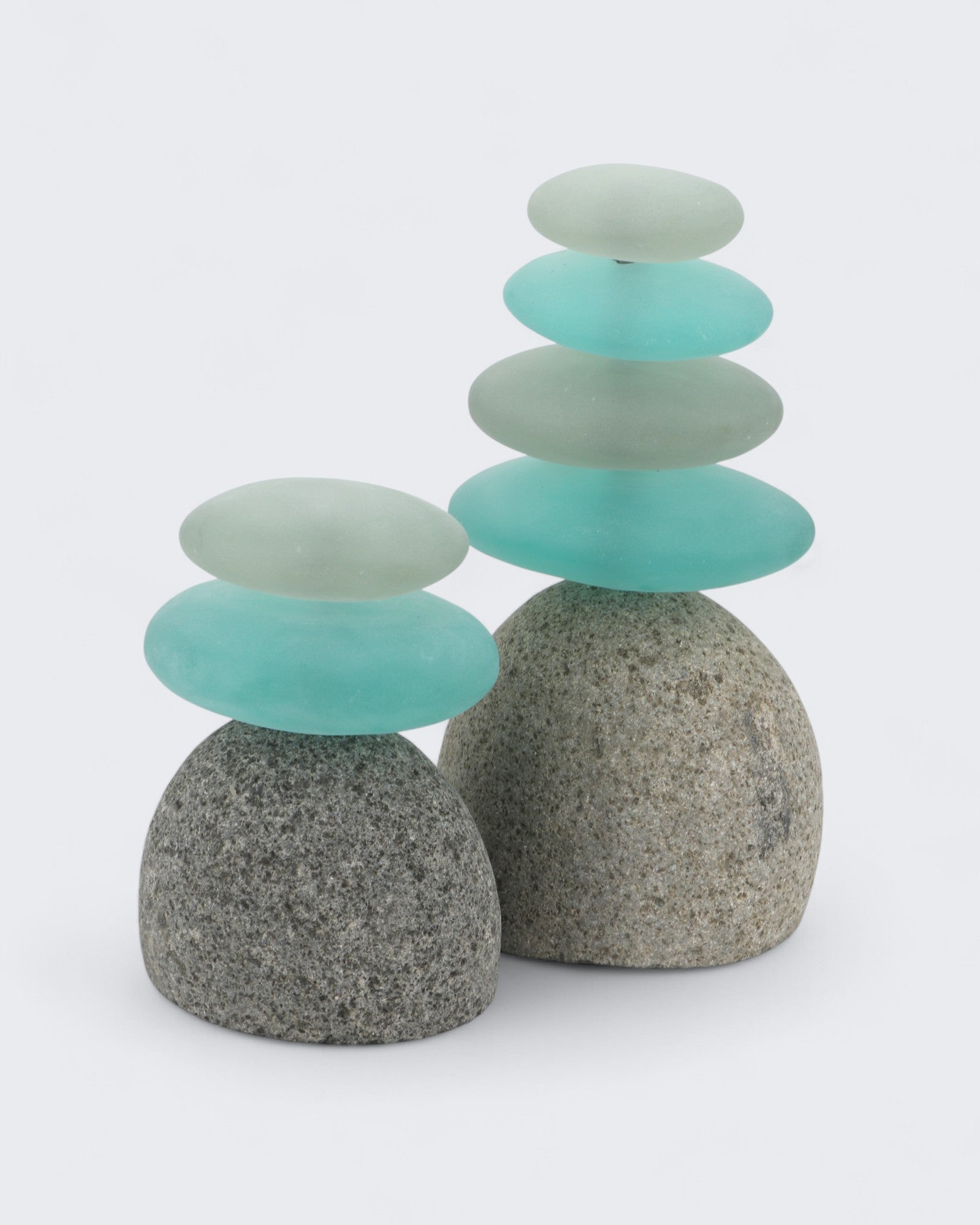 Colorful Glass Garden Zen Cairn Statue、mySite、topwebapps