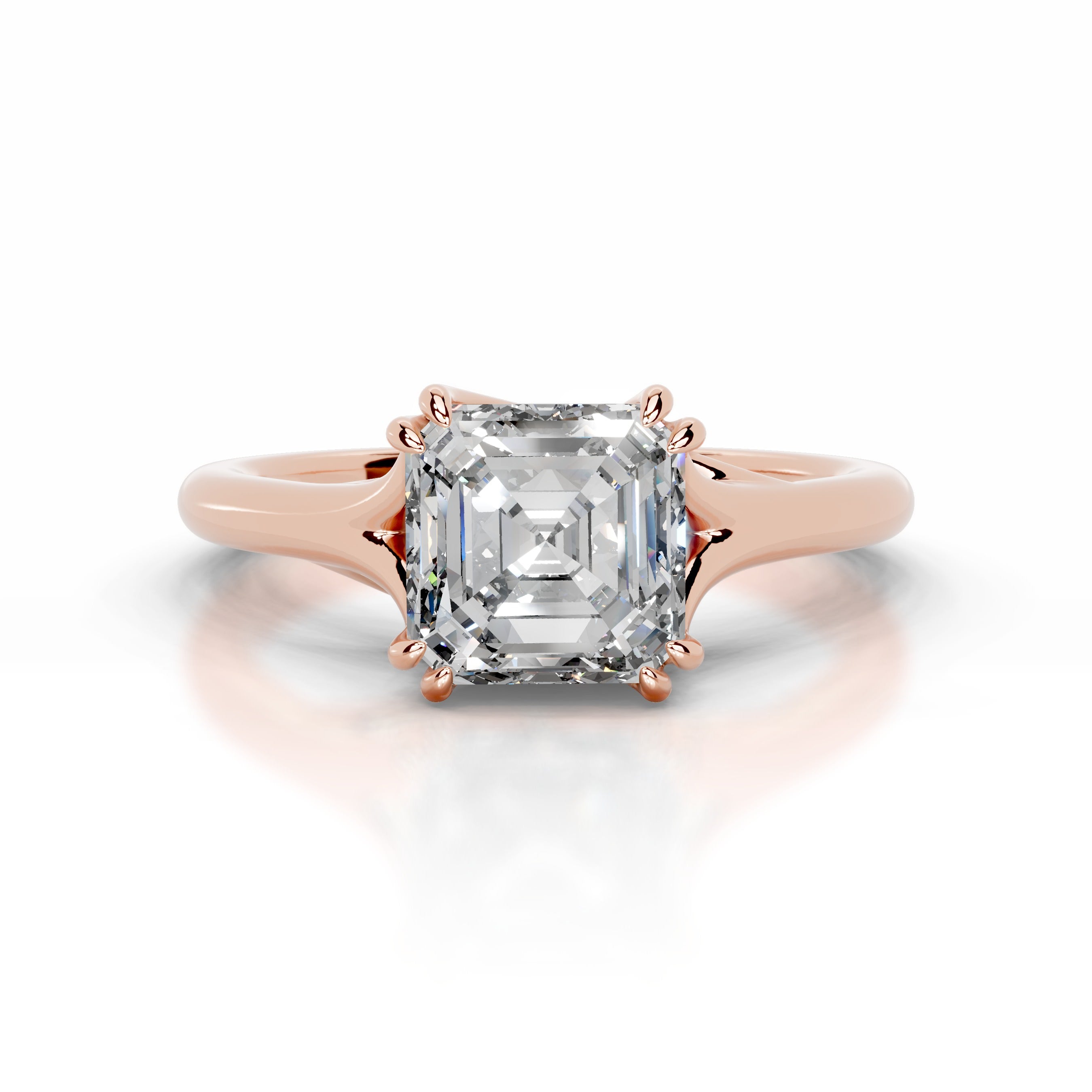 Ellie Diamond Engagement Ring - 14K Rose Gold、mySite、hinf8tx79