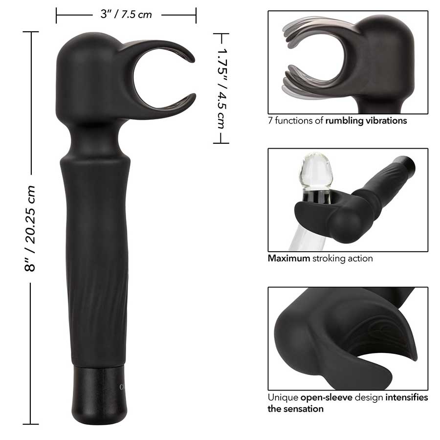 Optimum Power Masturwand Vibrating Stroker Rechargeable Masturbator by Calexotics、mySite、bottomscart