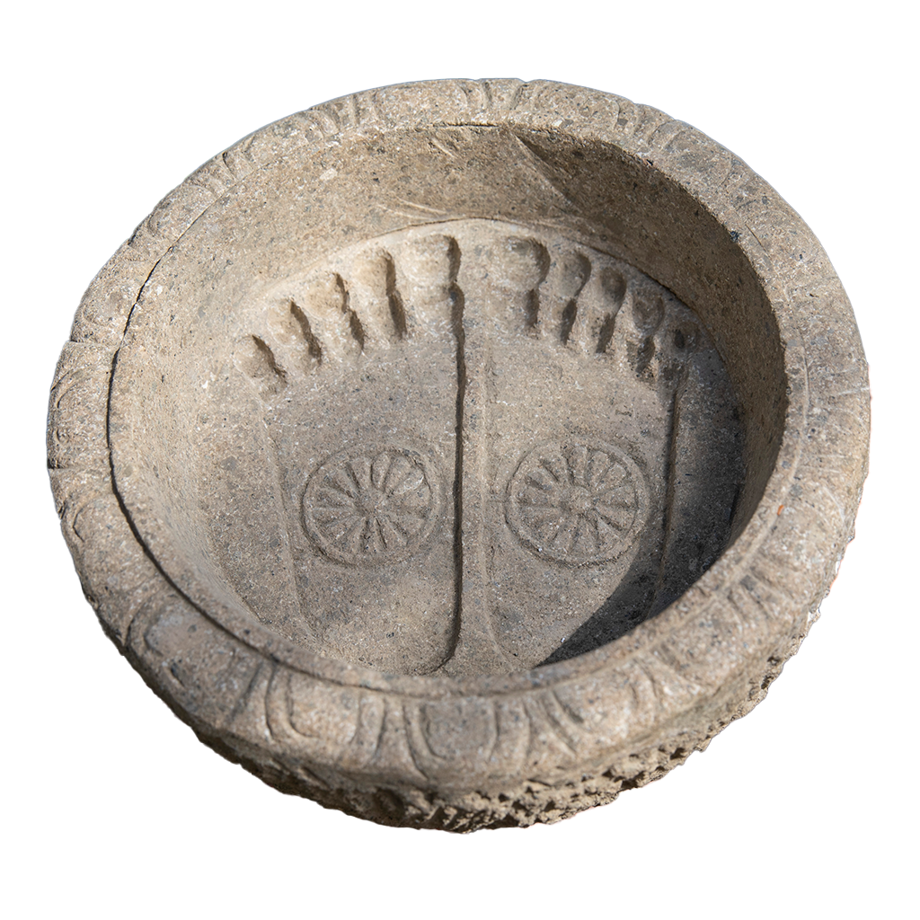 Lotus and Buddha Feet Birdbath、mySite、topwebapps