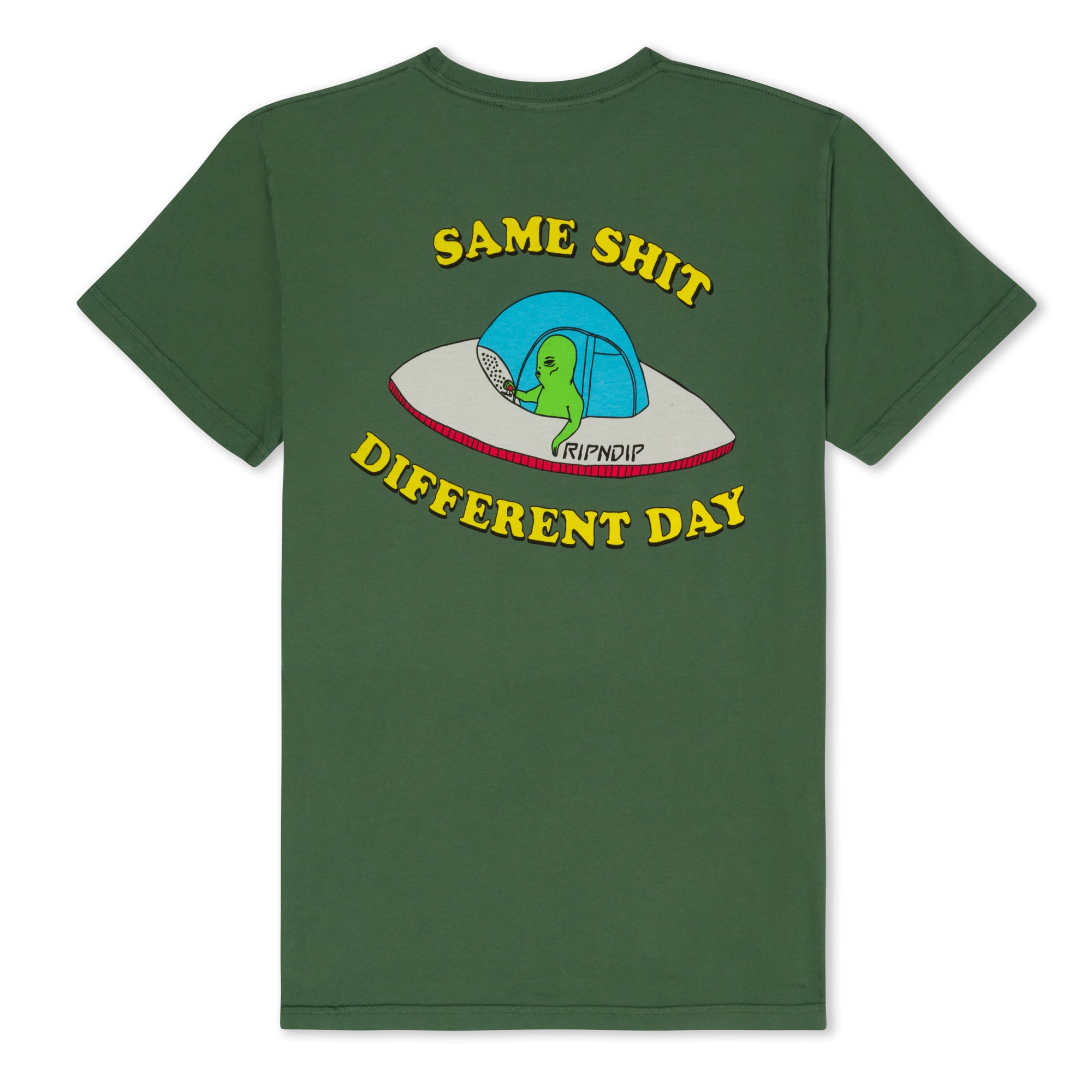  Same Shit Different Day Tee (Olive)、mySite、merchandisen