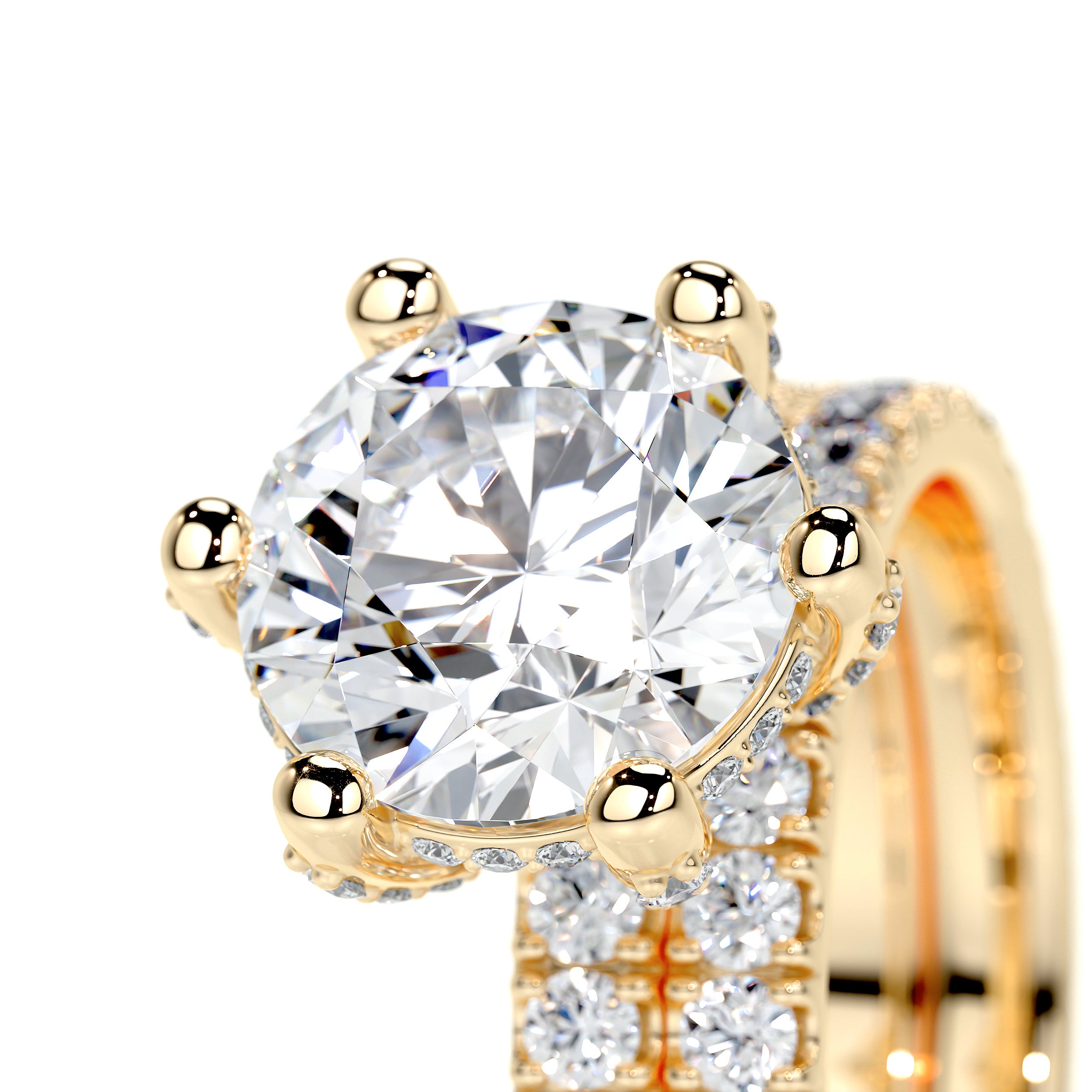 Paris Lab Grown Diamond Bridal Set -18K Yellow Gold、mySite、hinf8tx79