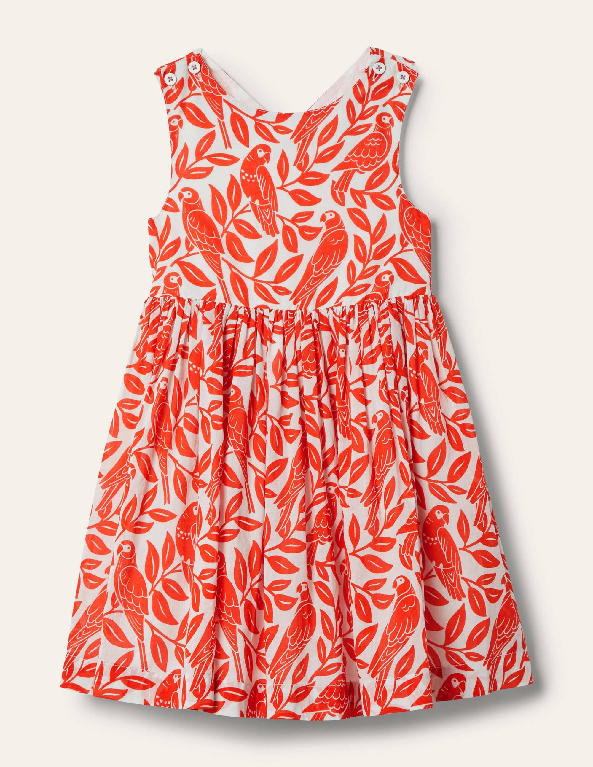  Cross-back Dress-Strawberry Tart Red Parrot、mySite、ashleygrahame