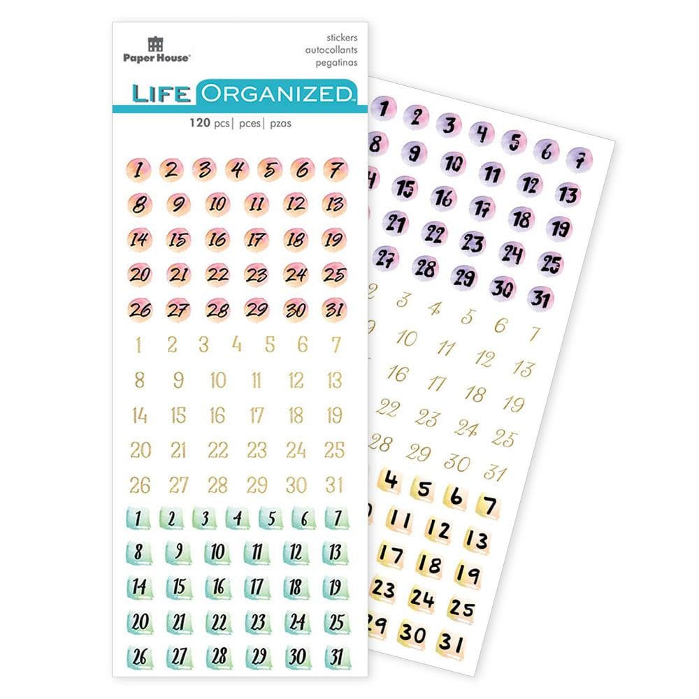 Planner Stickers - Numbers、mySite、ghnorth