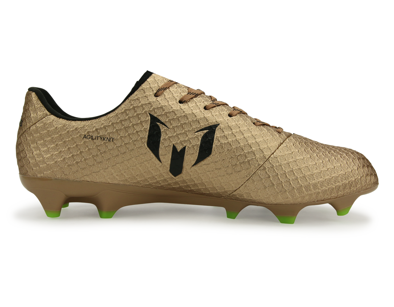 adidas Men's Messi 16.1 FG Copper Metallic/Core Black/Solar Green、mySite、noshort