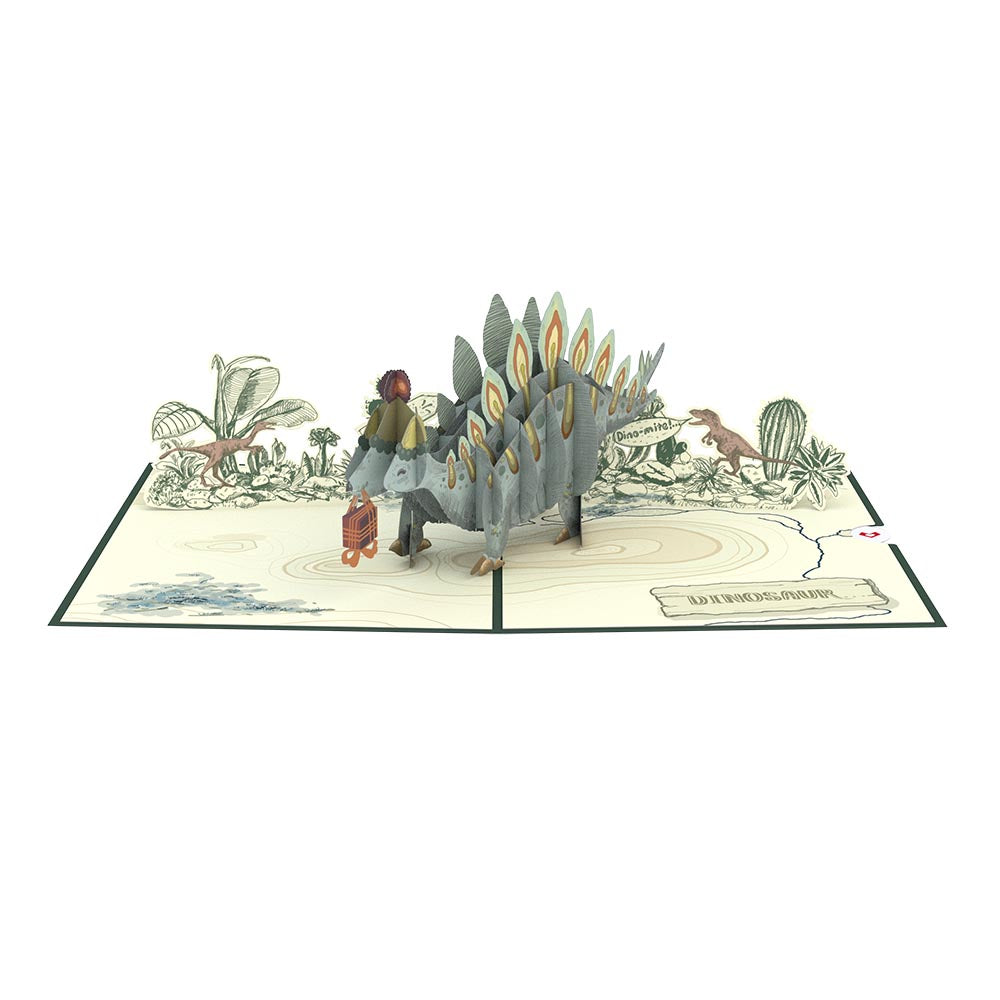 Happy Birthday Stegosaurus Pop-Up Card、mySite、solidvoid