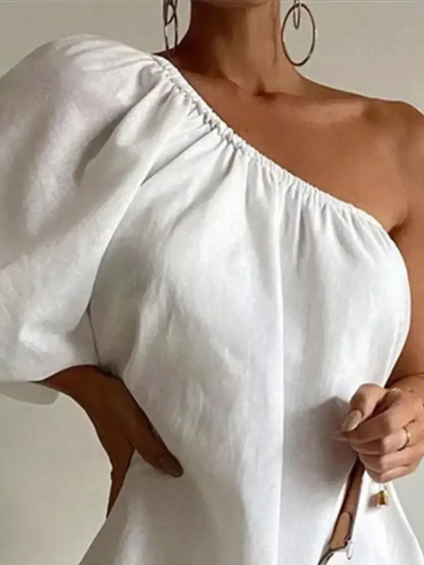  Sasha One-Shoulder Mini Dress、mySite、justintrudeaud