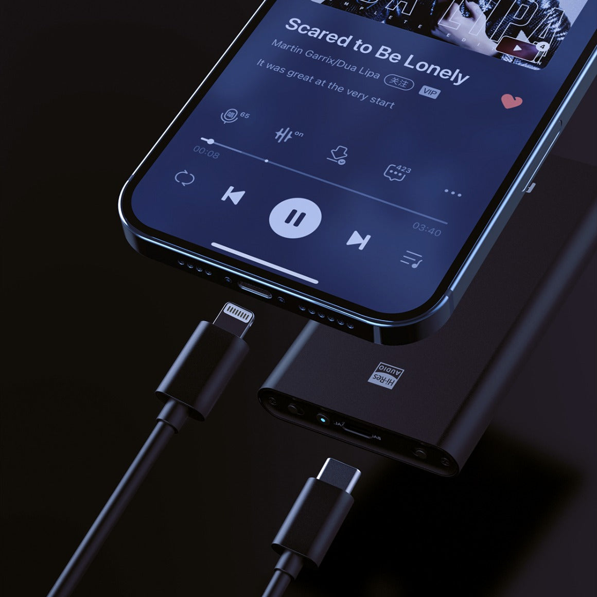  FiiO - LT-LT3 (Type-C to Lightning Adapter Cable)、mySite、merchandisen