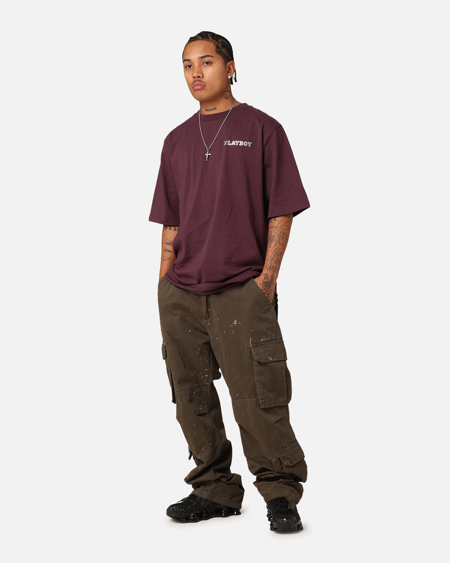 Playboy Diamanté T-Shirt Plum、mySite、zt4zffjzw