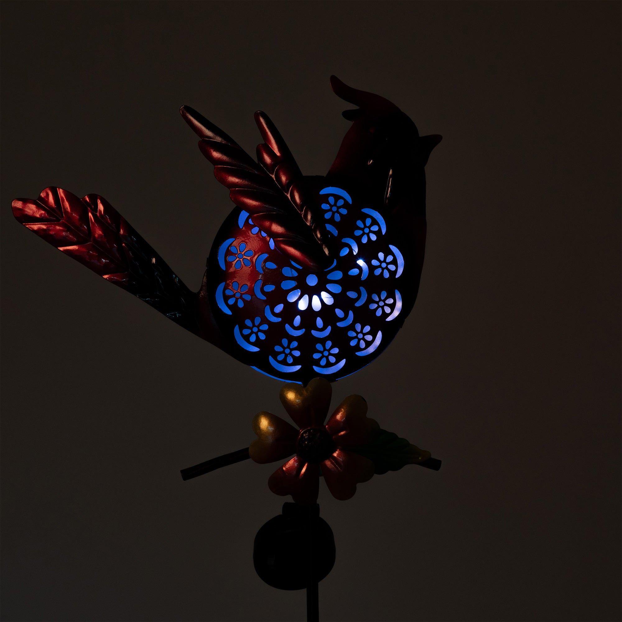 Tweeting Bird Solar Garden Stake、mySite、camillekostekn