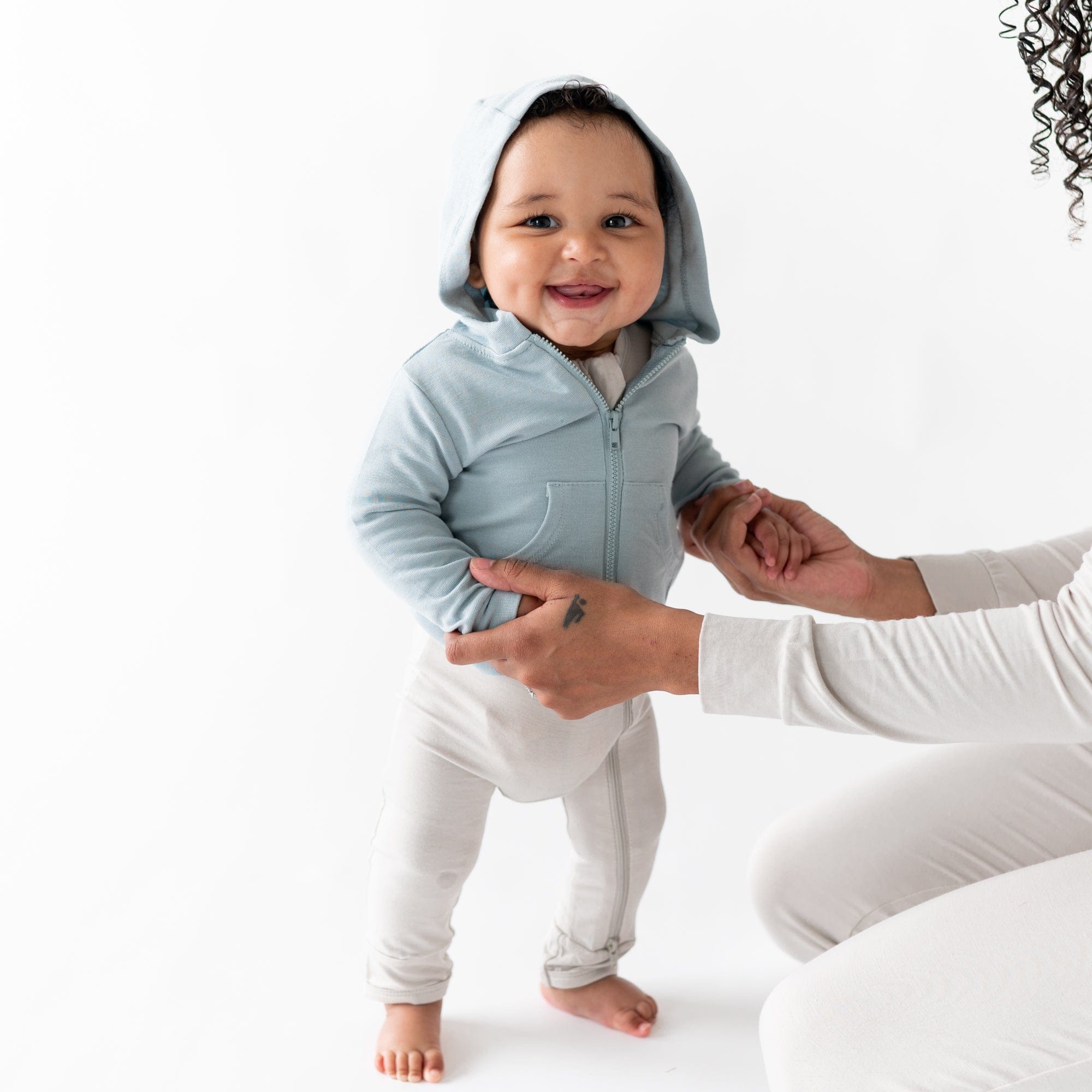  Bamboo Jersey Hooded Jacket in Fog、mySite、layawaytickets