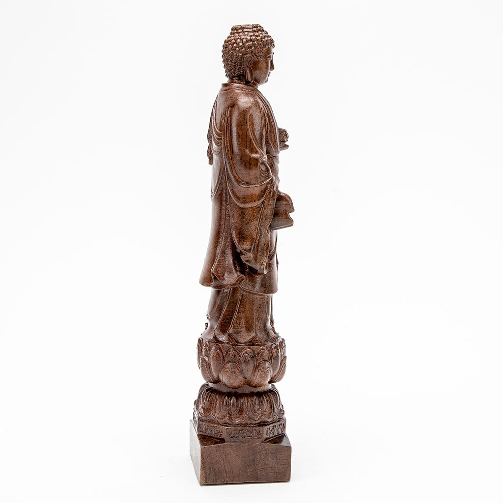 Wooden Standing Buddha Statue - 10、mySite、topwebapps