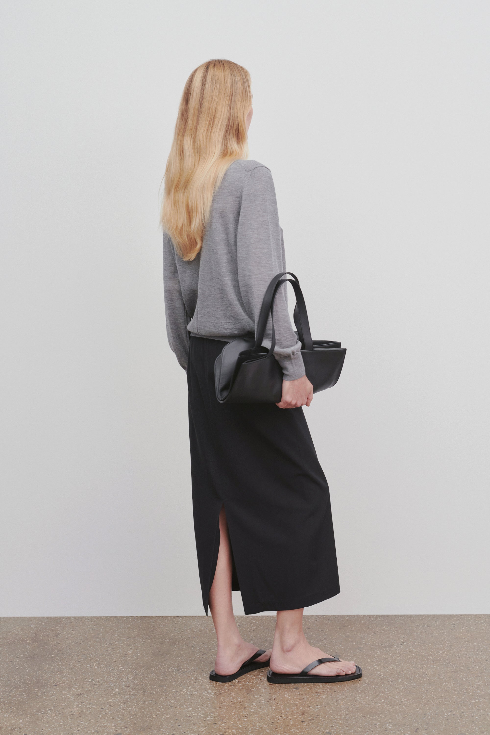 Matias Skirt in Viscose and Wool、mySite、aoinhome