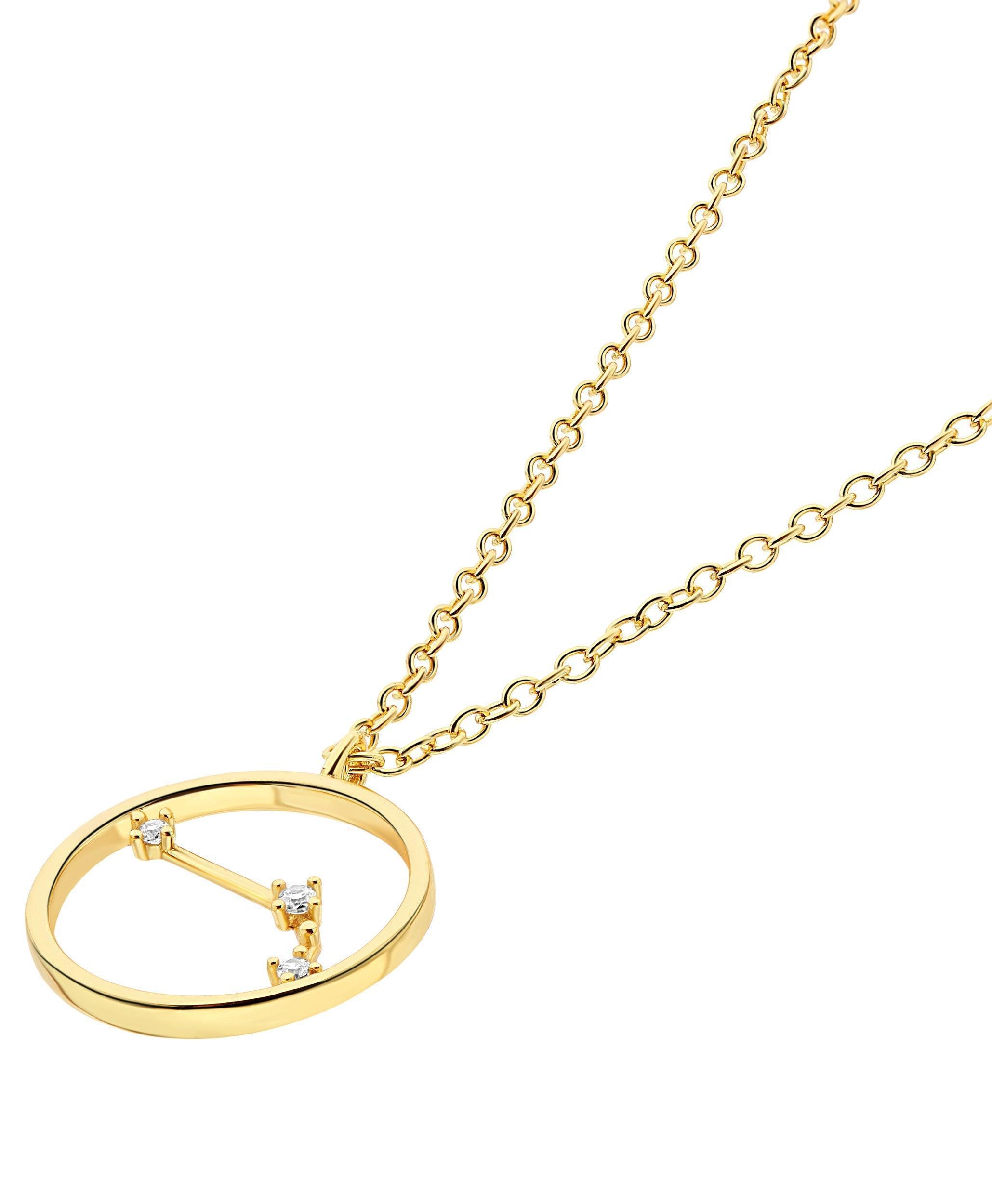 Zodiac Necklace Aries 18ct Gold Plated、mySite、botmansion