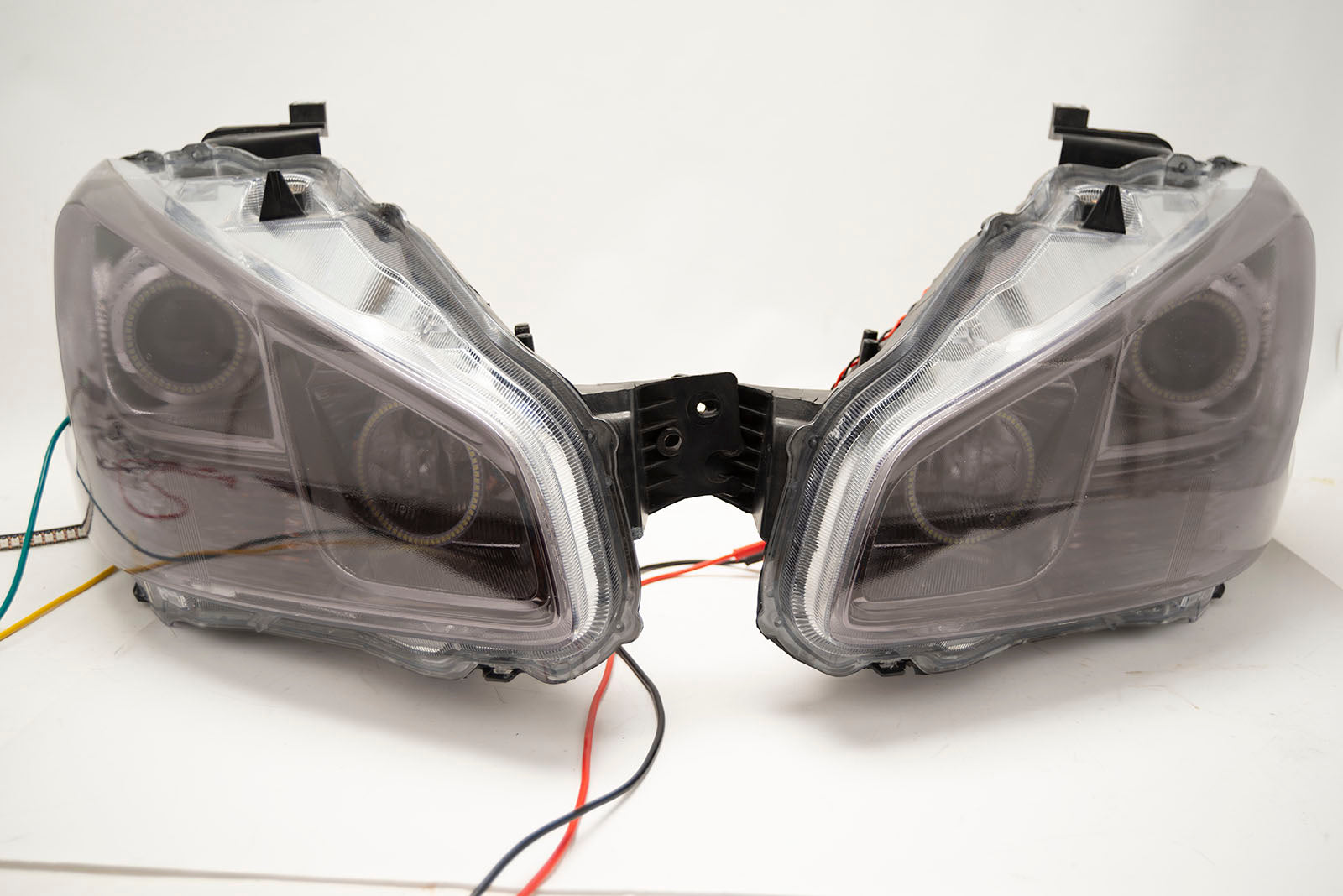 2009-2014 Nissan Maxima Headlights - ORACLE WHITE LED Halo Kit + Tinted Lenses、mySite、nflplayoffbracketp