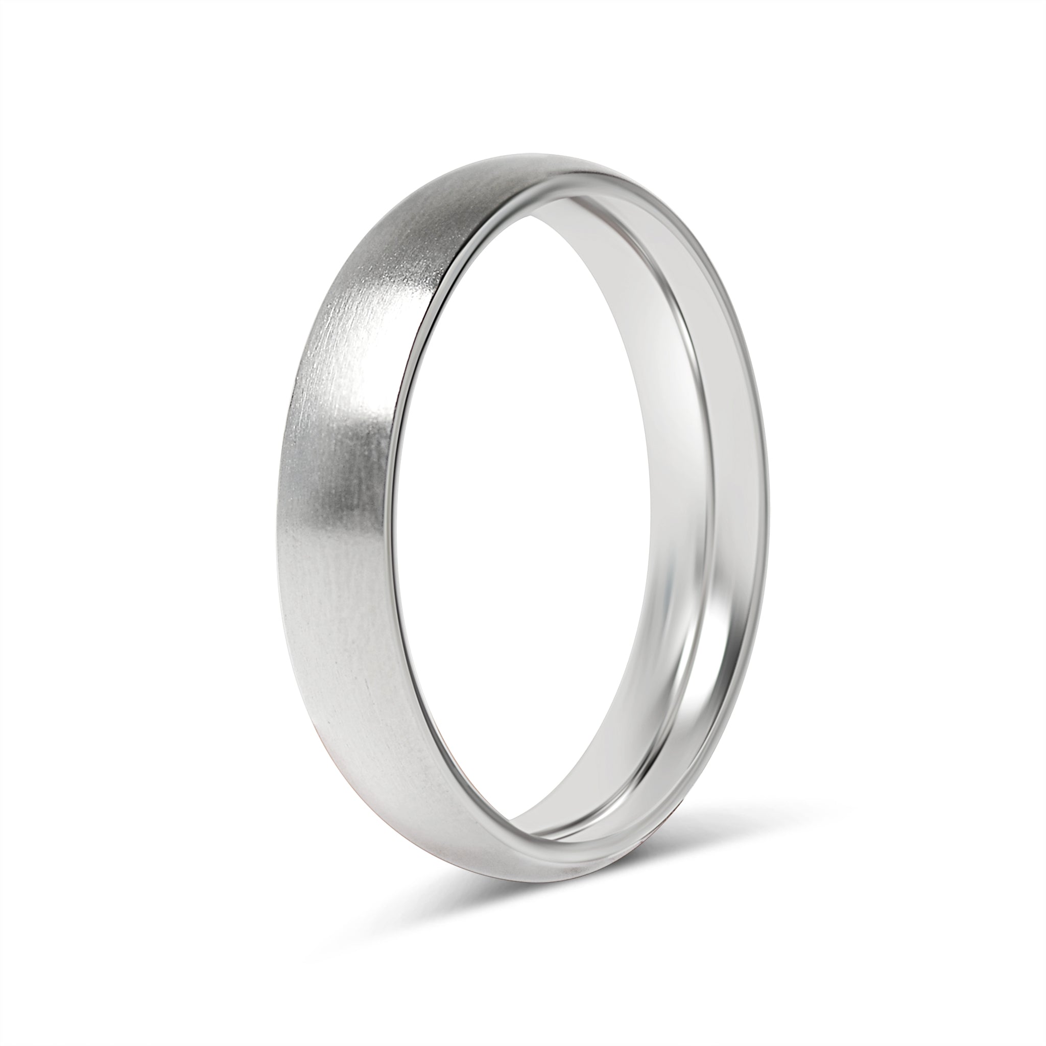 Stainless Steel Brushed Rounded Blank Ring / CFR2116、mySite、dreamappss