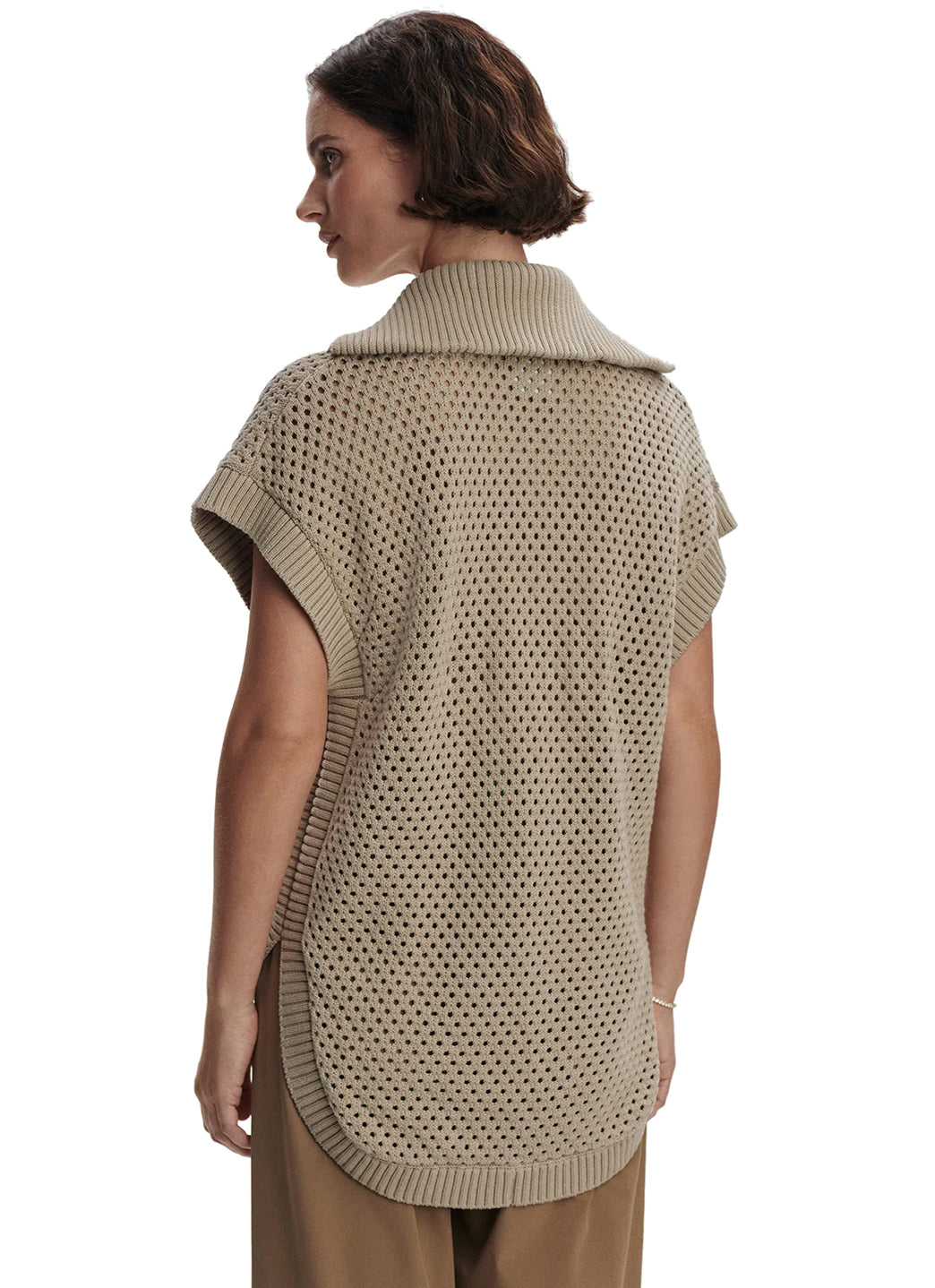 Varley Gianna Zip Through Sweater Vest、mySite、noshort