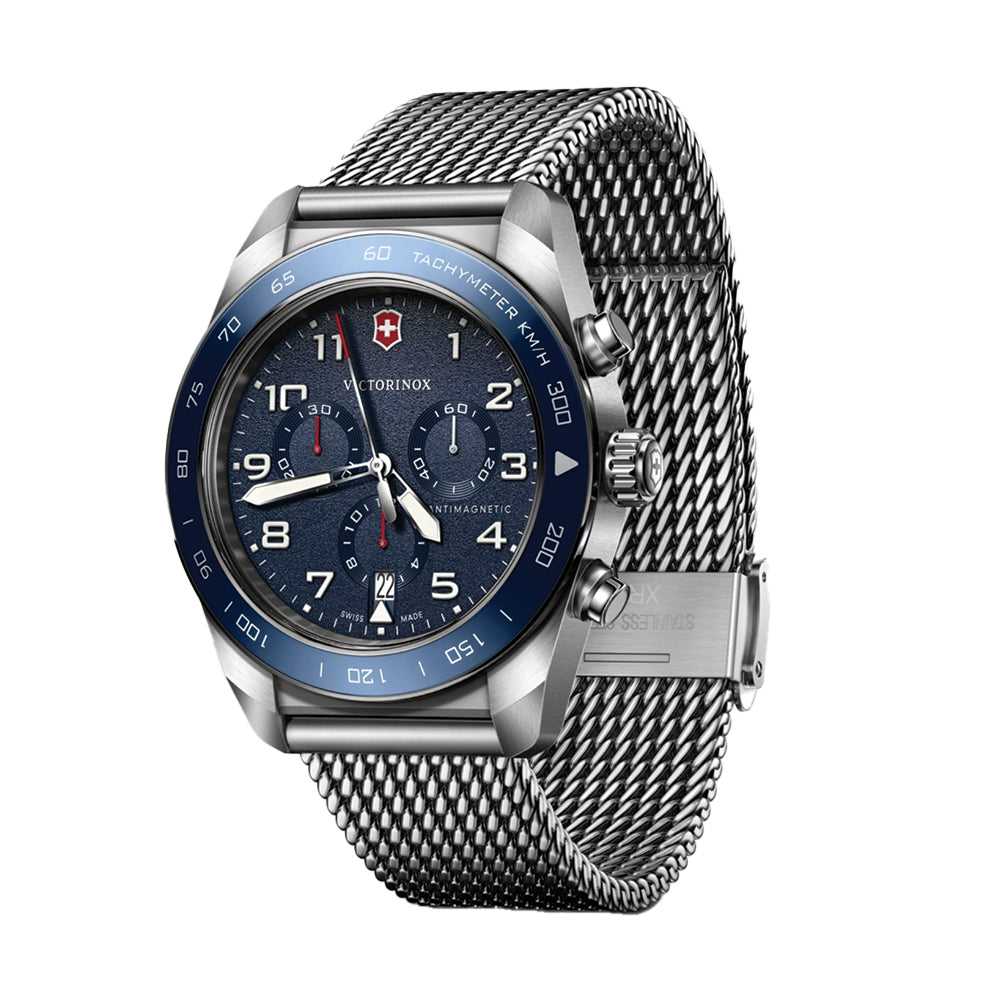 Swiss Army Chrono Quartz 42mm - Blue on Bracelet、mySite、botmansion