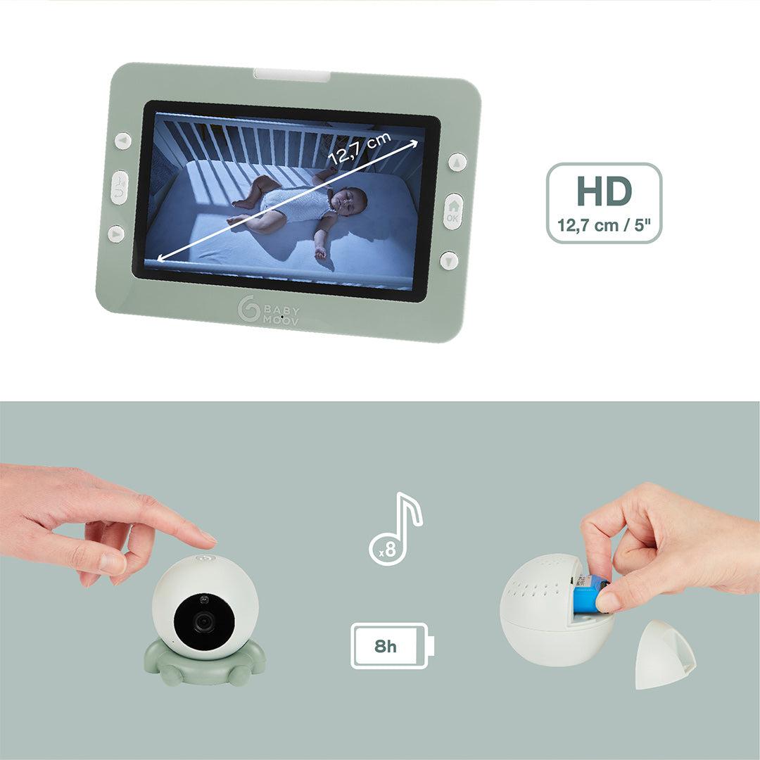  babymoov YOO Go Plus 5 HD Video Monitor - Green、mySite、merchandisen