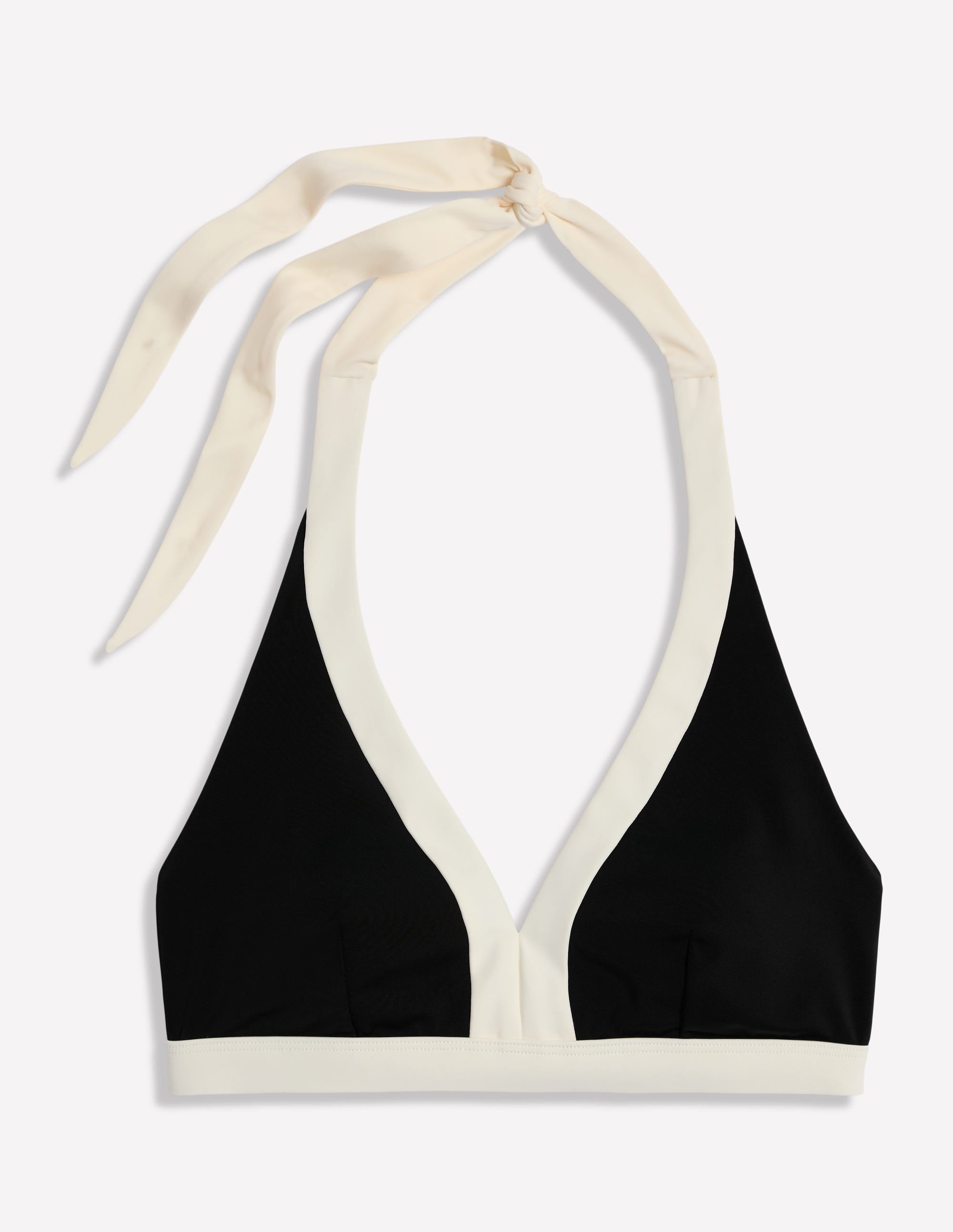  Ios V Panel Bikini Top-Black, Ivory、mySite、ashleygrahame