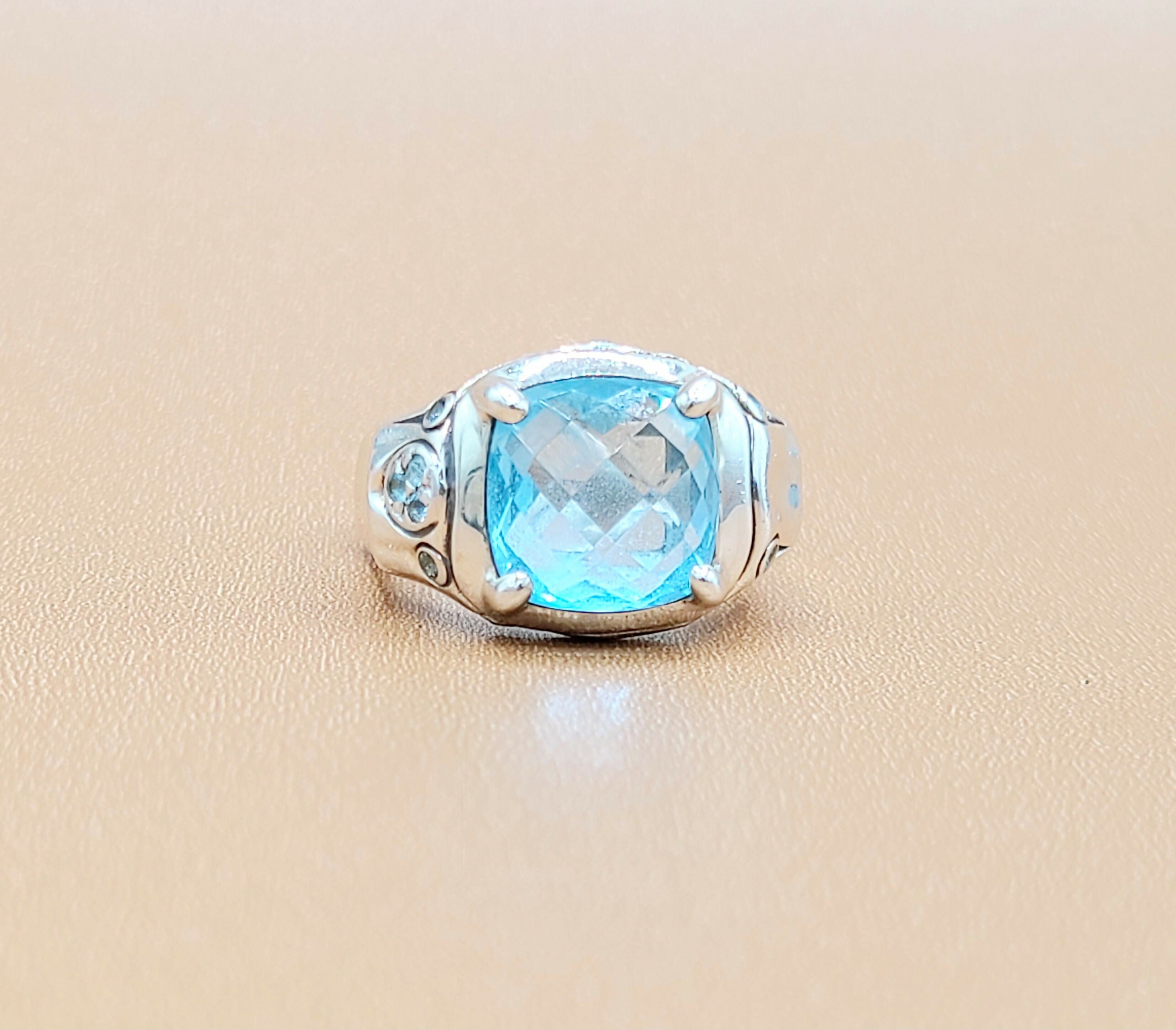 John Hardy Bamboo Ring Blue Topaz、mySite、hinf8tx79