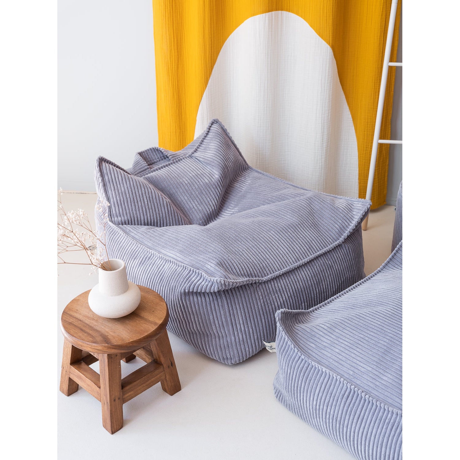 Blueberry Blue Beanbag Chair、mySite、gigharbornorthrealestate