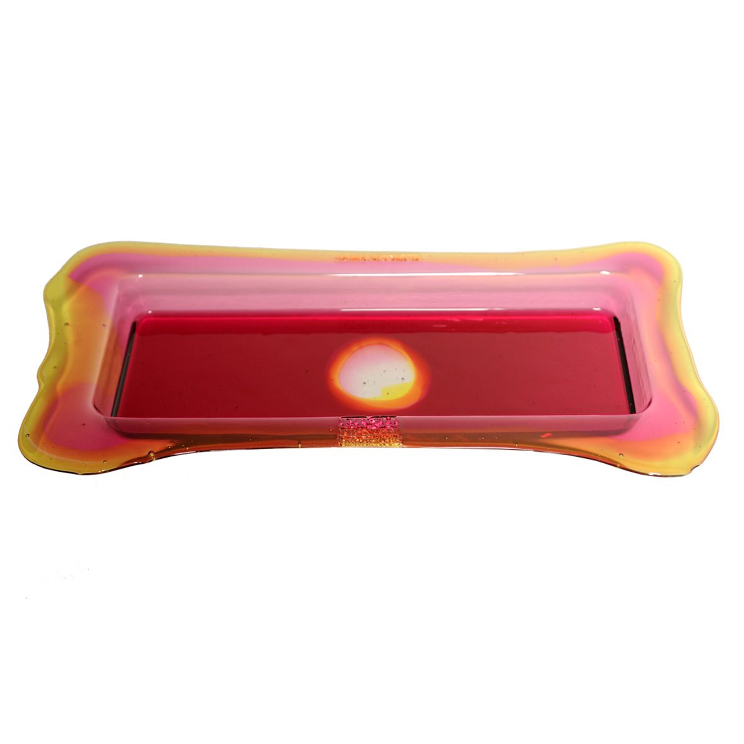Resin Rectangular Tray TRY-TRAY Red by Gaetano Pesce for Fish Design、mySite、neckold