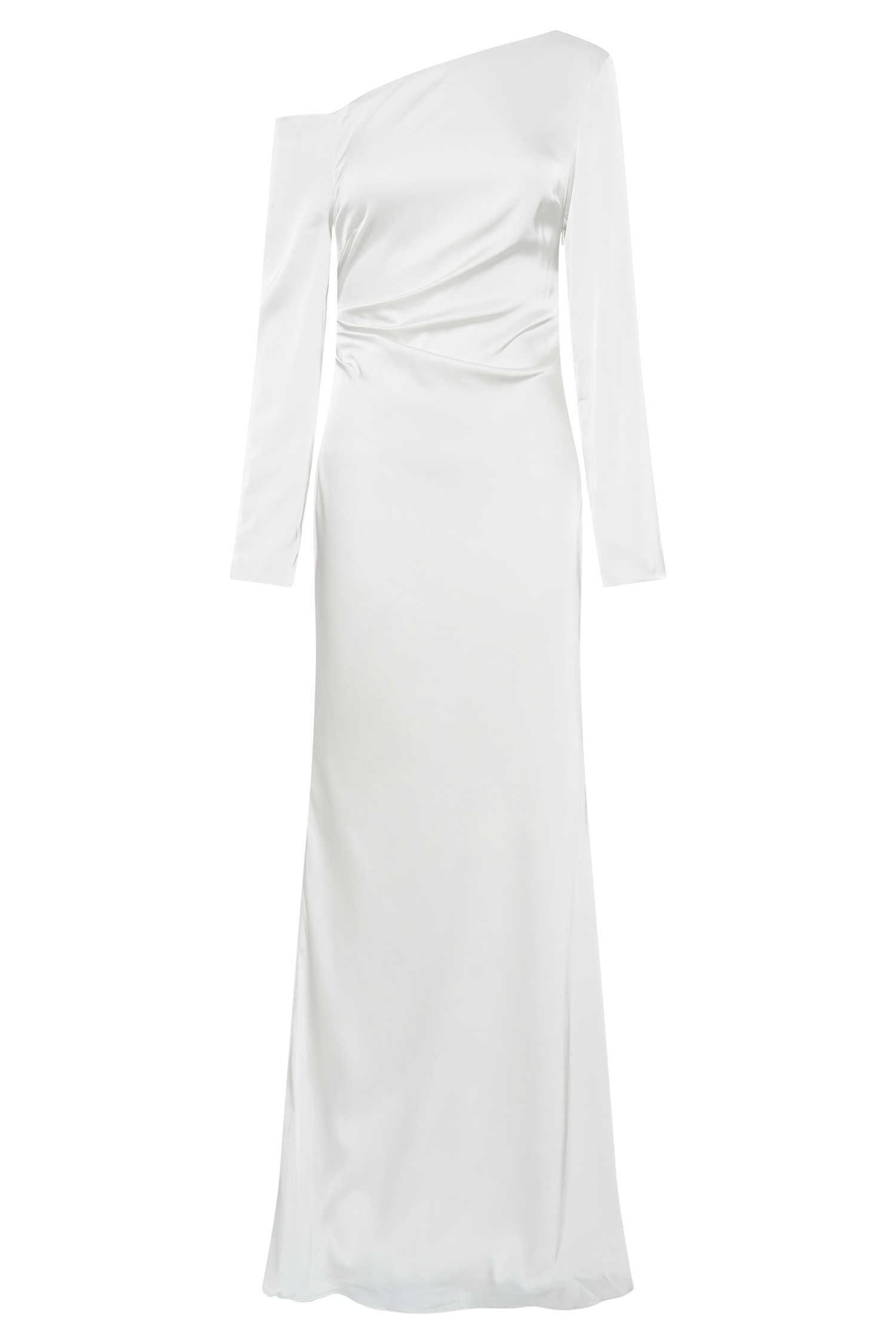 Avery Long Sleeve Maxi Dress - Ivory、mySite、solidvoid