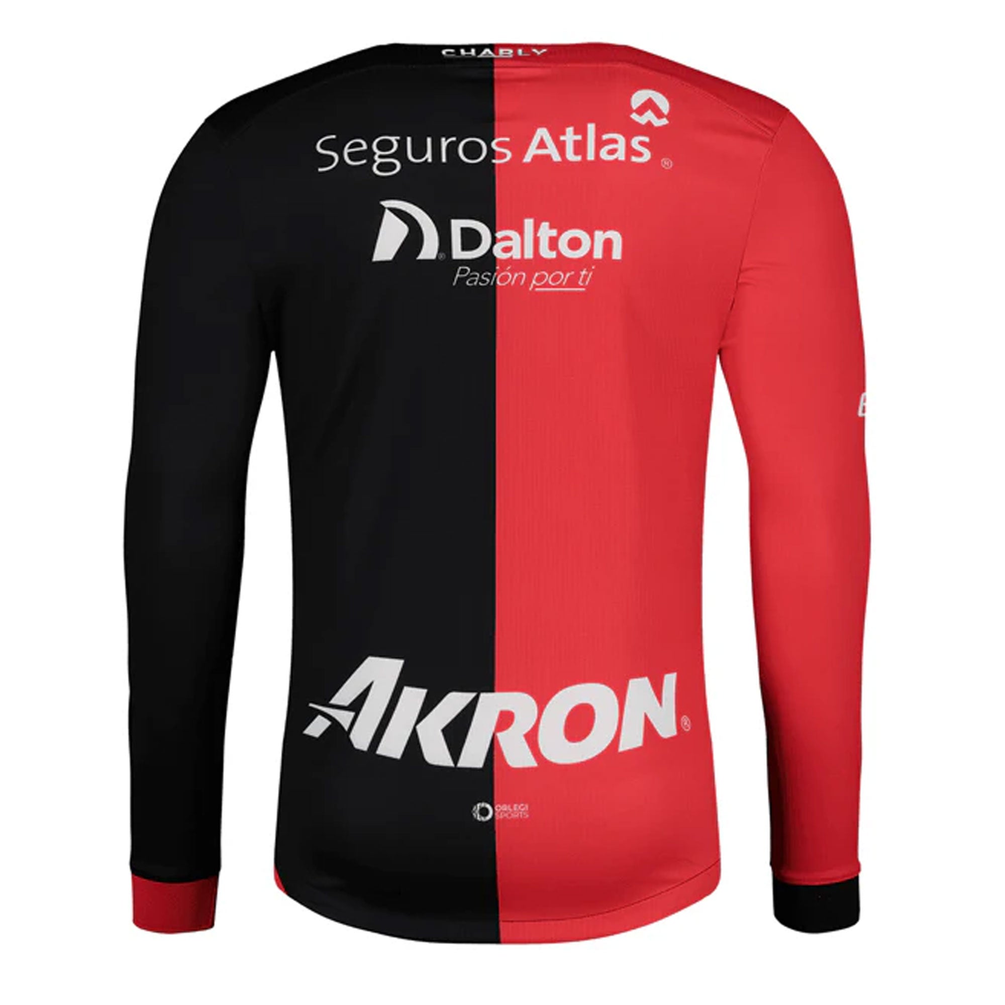 Charly Men's Atlas 2024/25 Authentic Long Sleeve Home Jersey Red/Black、mySite、bottomscart