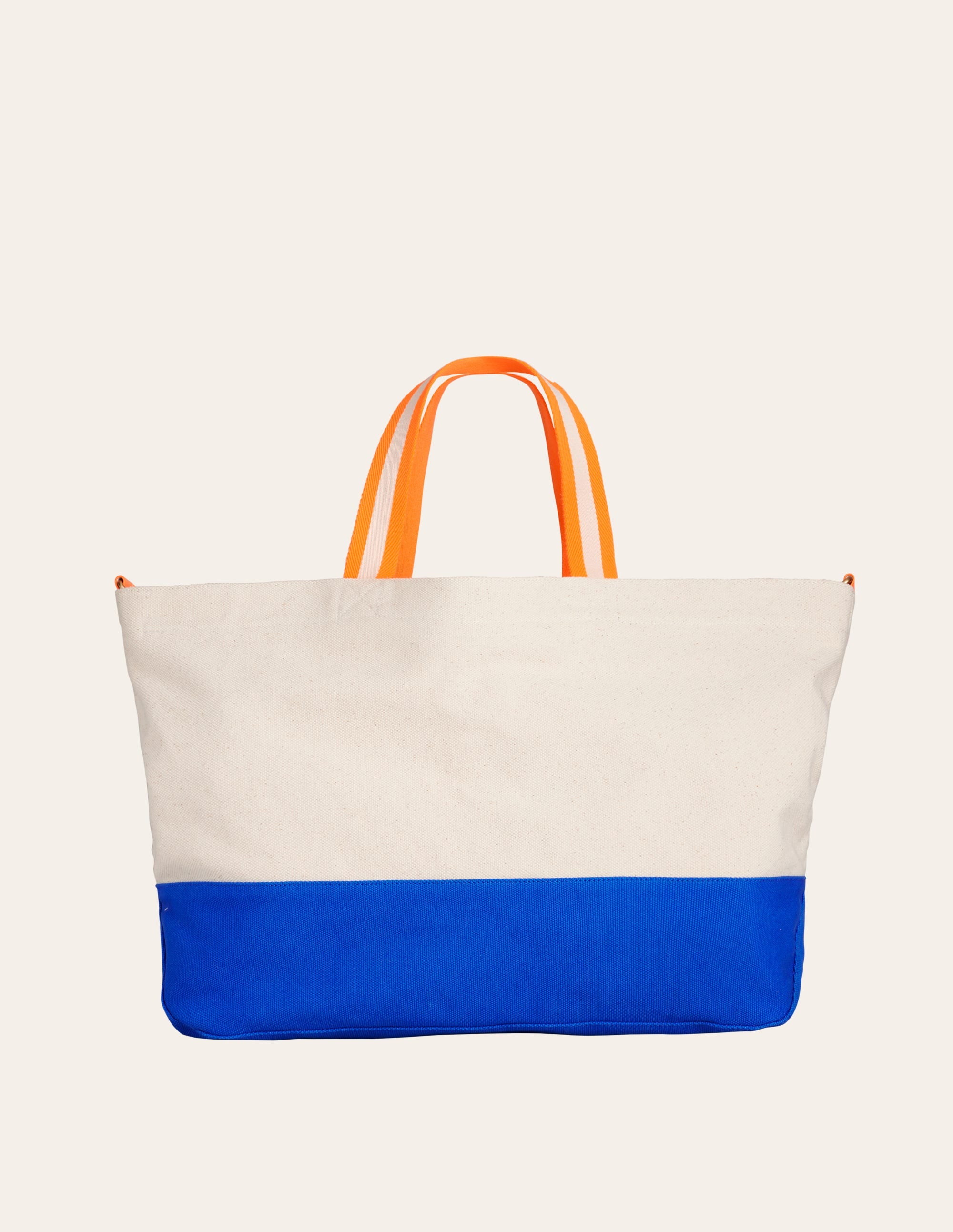  Canvas Weekender Tote Bag-Neutral/ Blue、mySite、ashleygrahame