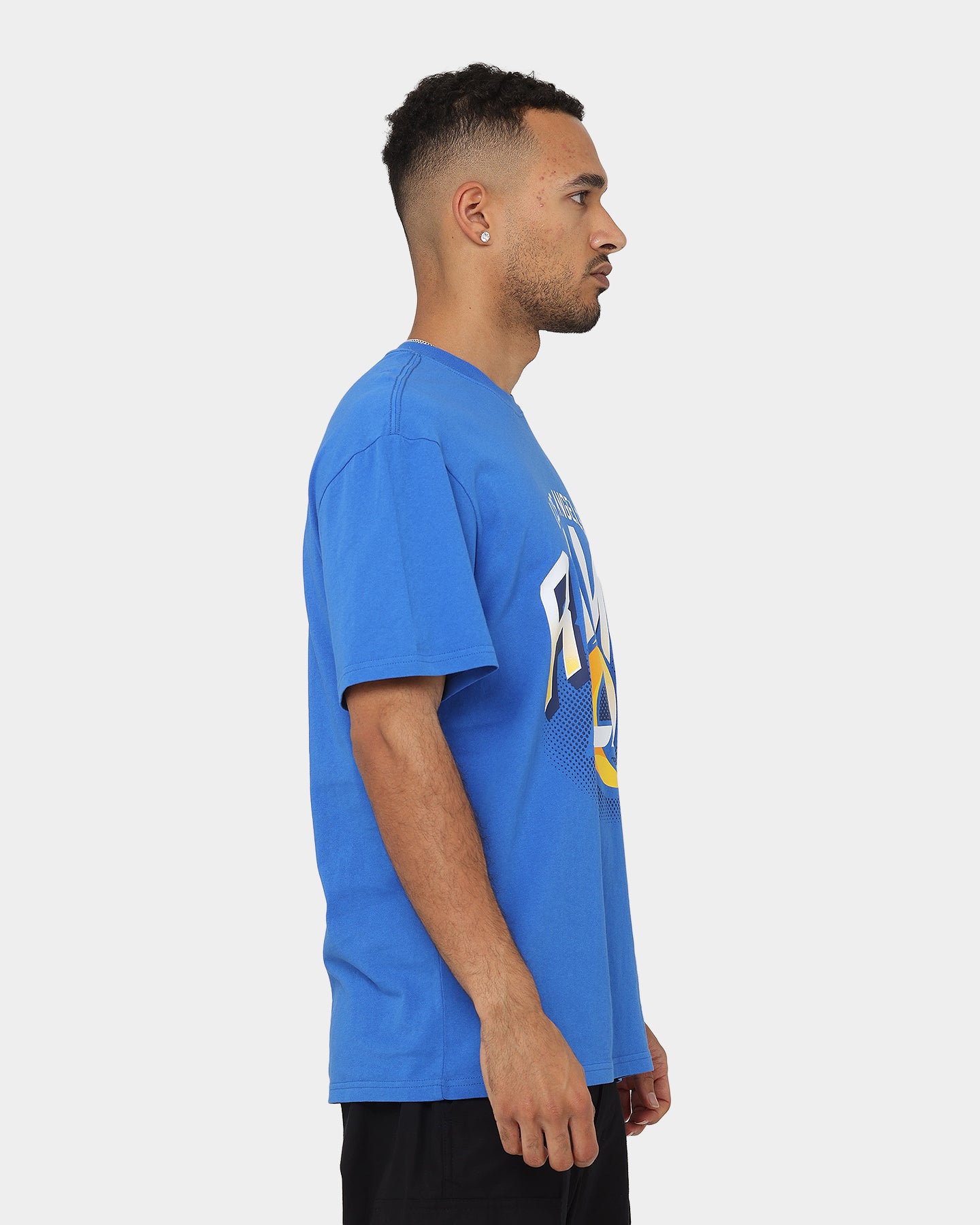 Majestic Athletic Los Angeles Rams Vintage Arch T-Shirt Royal、mySite、zt4zffjzw