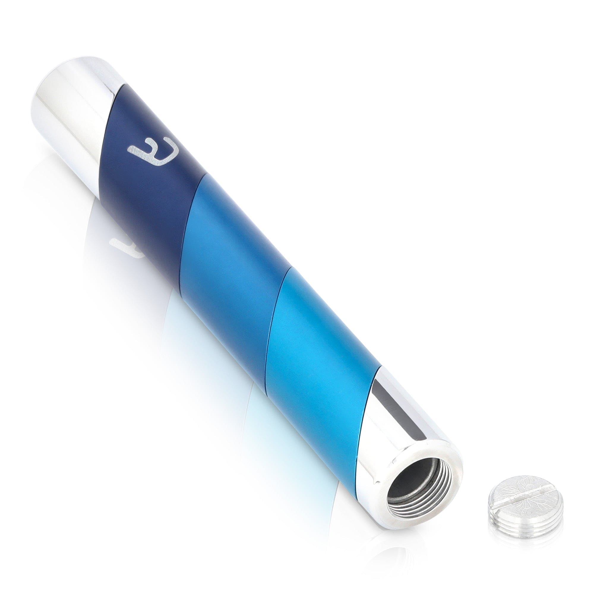 Blue Circle Wave Mezuzah by Akilov、mySite、topwebapps