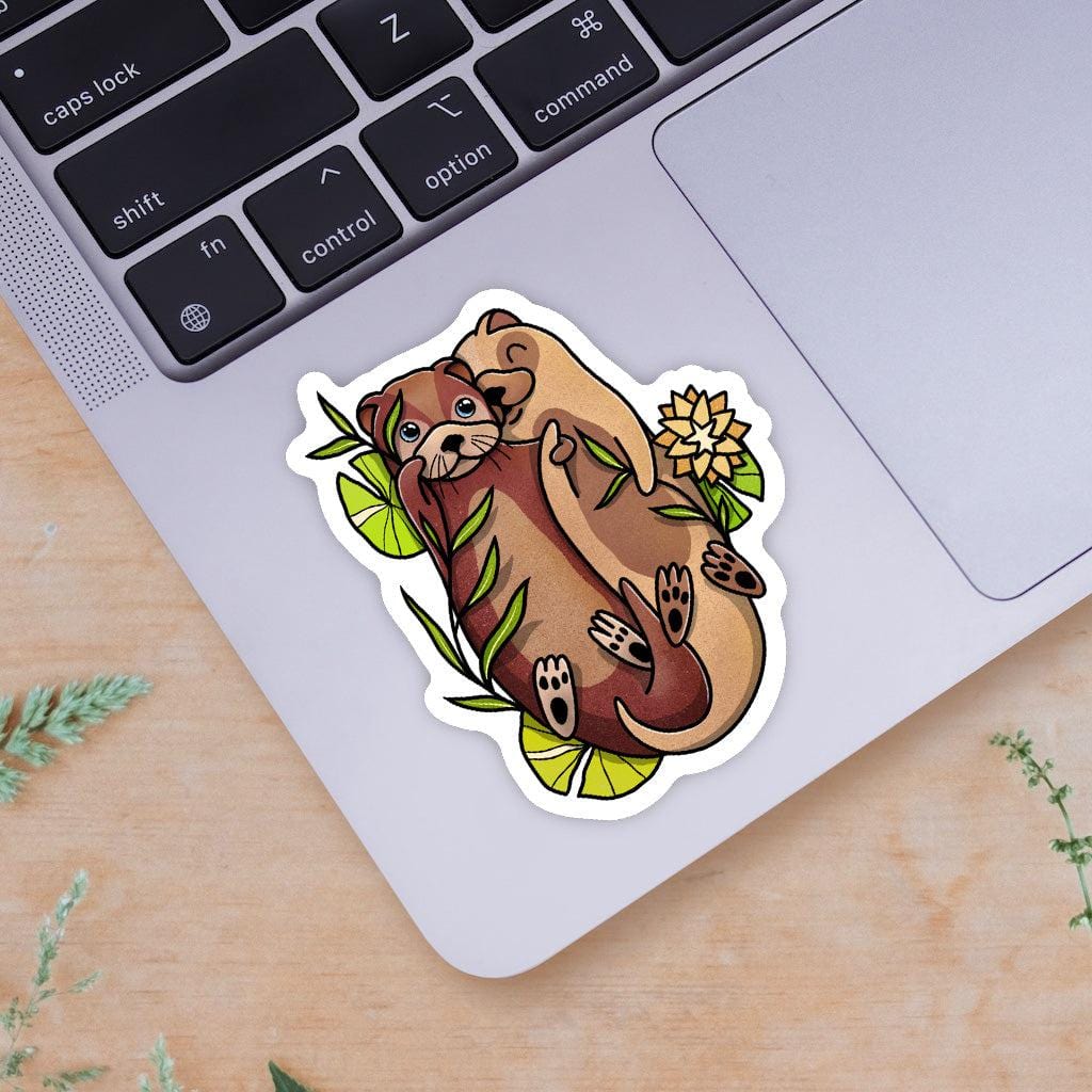  Cute Otter Love Sticker、mySite、ghnorth
