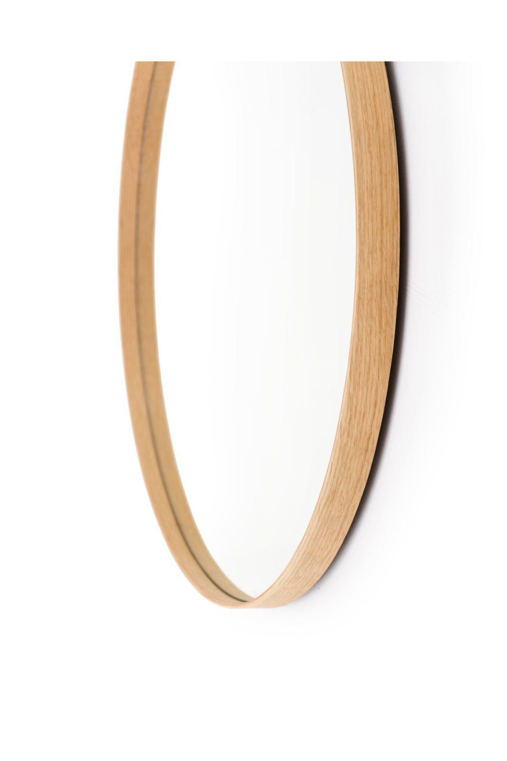 Oak Wooden Round Wall Mirror | Wireworks Glance 660、mySite、neckold