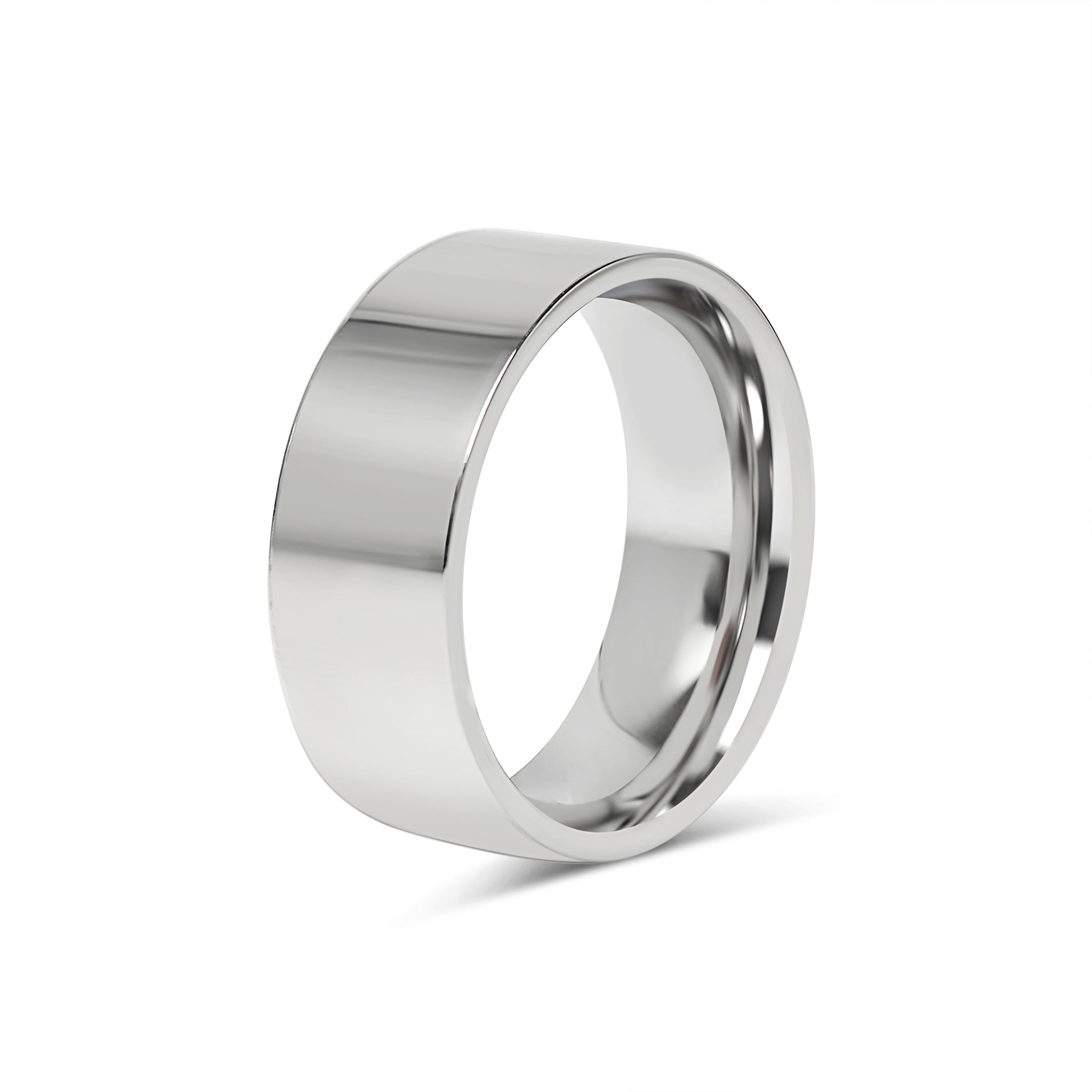 Stainless Steel Polished Flat Blank Ring / CFR7021、mySite、dreamappss