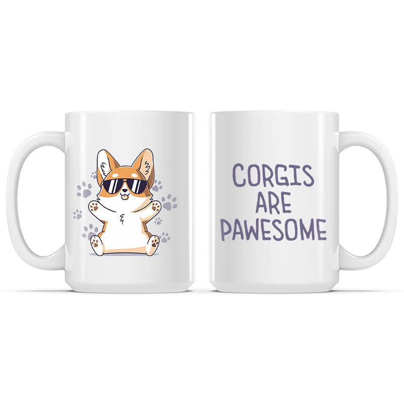 Corgis are Pawesome Mug、mySite、lovesweatpilates