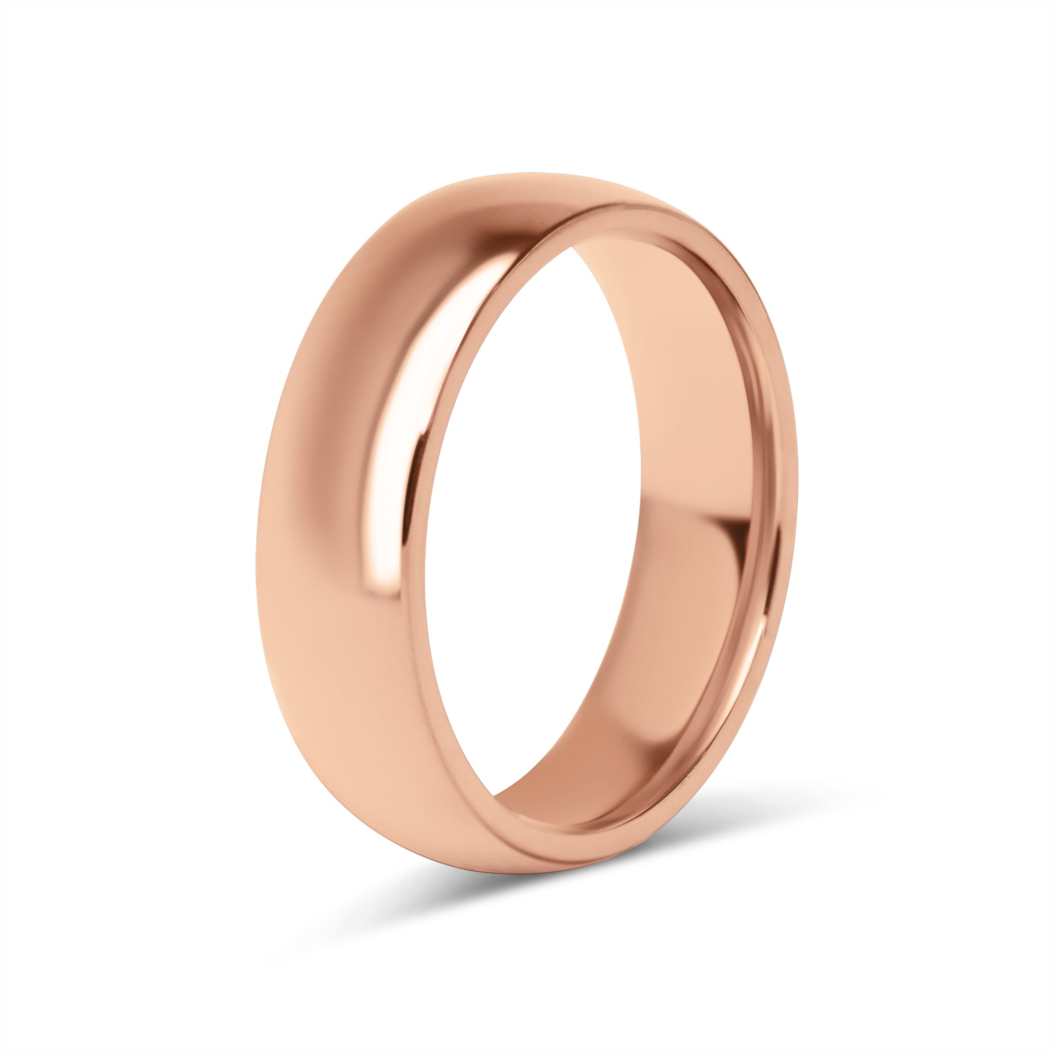 Chocolate Rounded Stainless Steel Blank Ring / CFR7007、mySite、dreamappss