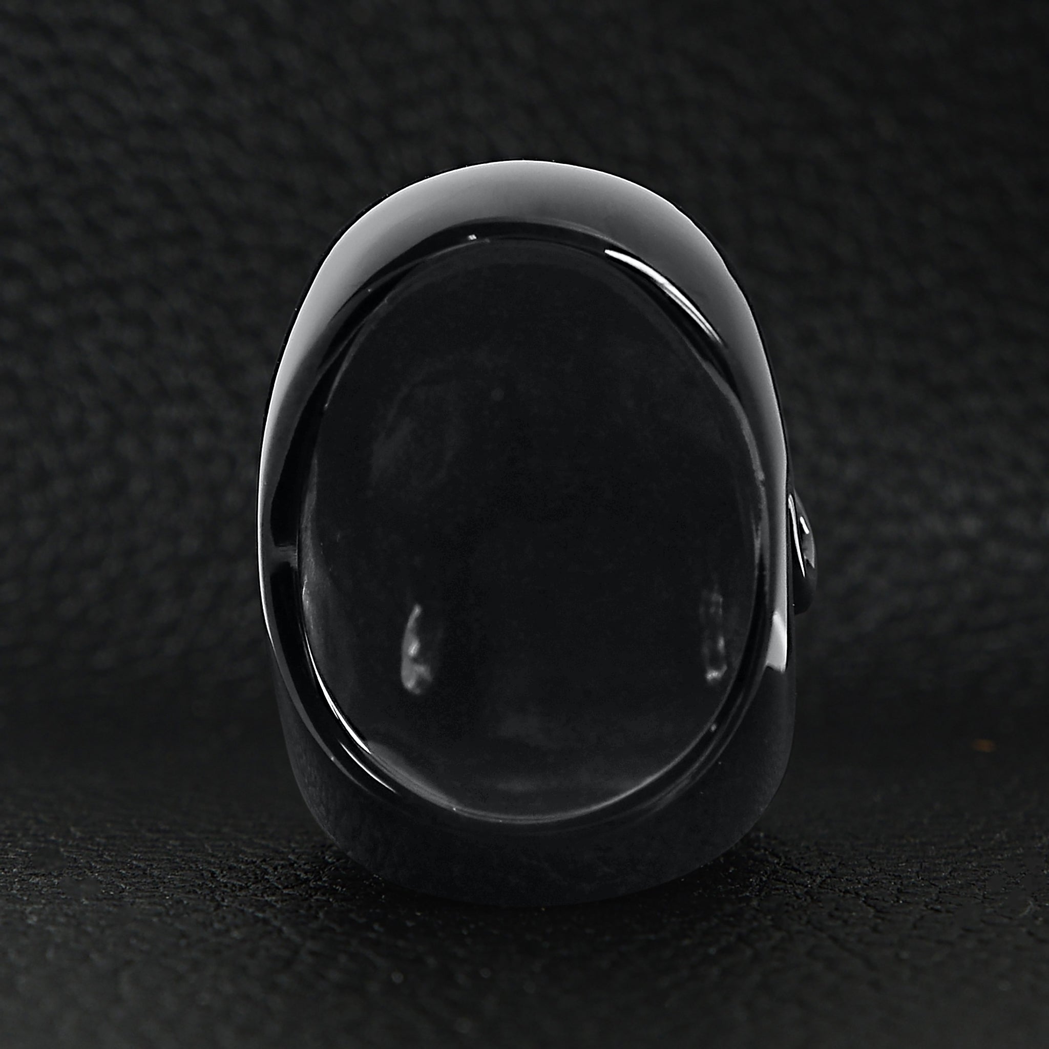 Stainless Steel Black Skull Ring / SCR4094、mySite、dreamappss