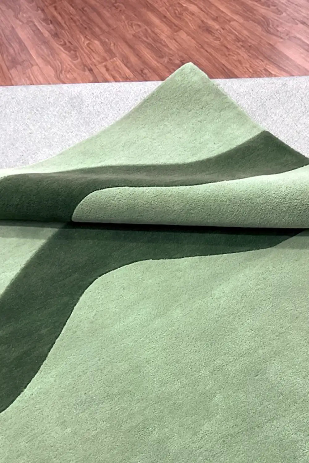 Wavy Stripe Hand Tufted Wool Runner Rug、mySite、gigharbornorthrealestate