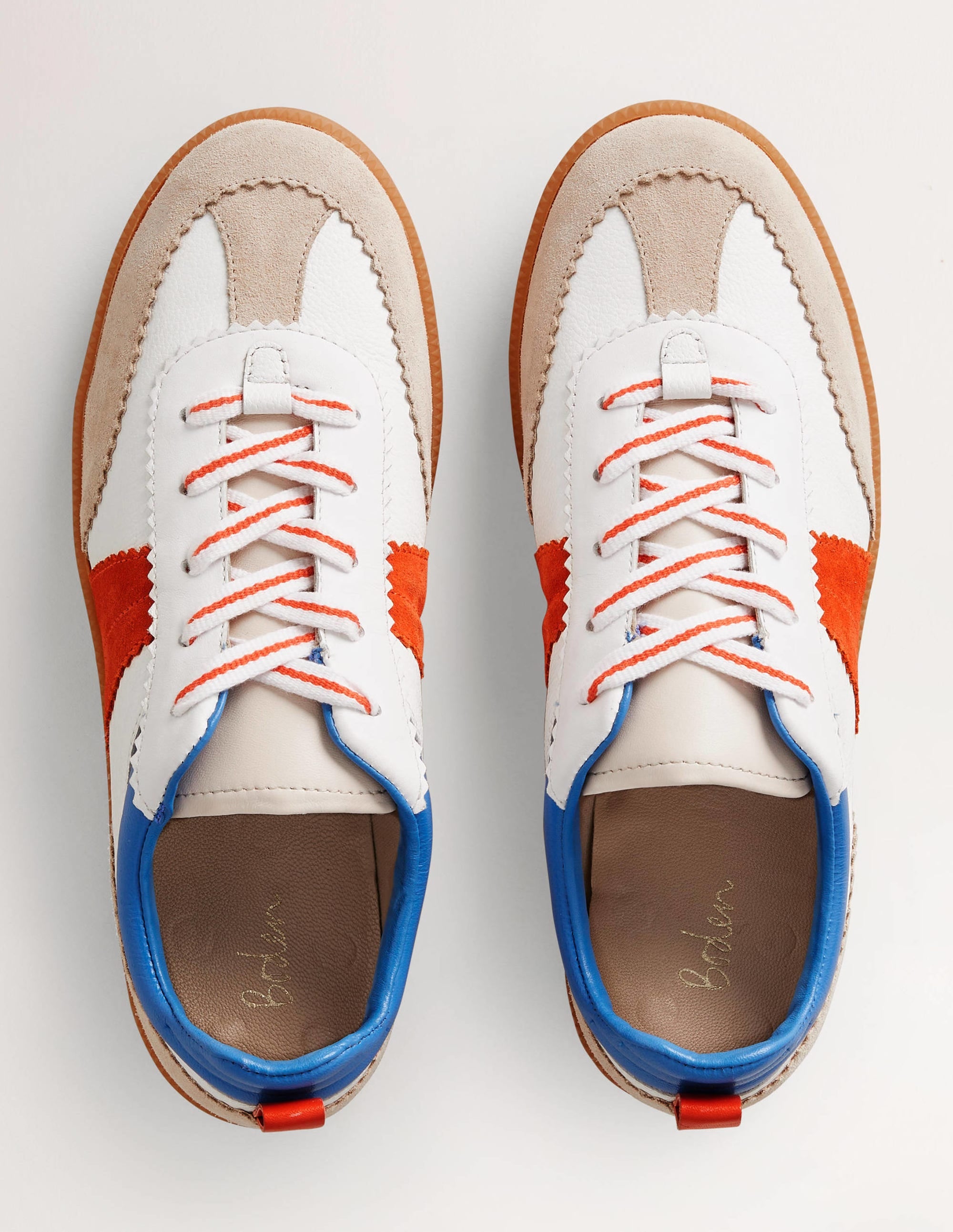  Erin Retro Tennis Trainers-Rocket Red/ Riviera、mySite、ashleygrahame