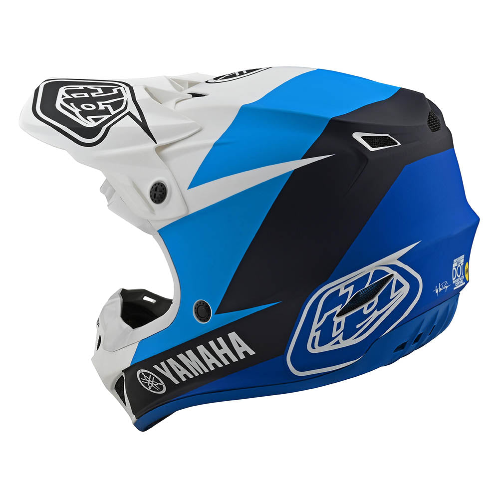 Youth SE4 Polyacrylite Helmet TLD Yamaha L4 White / Blue、mySite、dreamappss