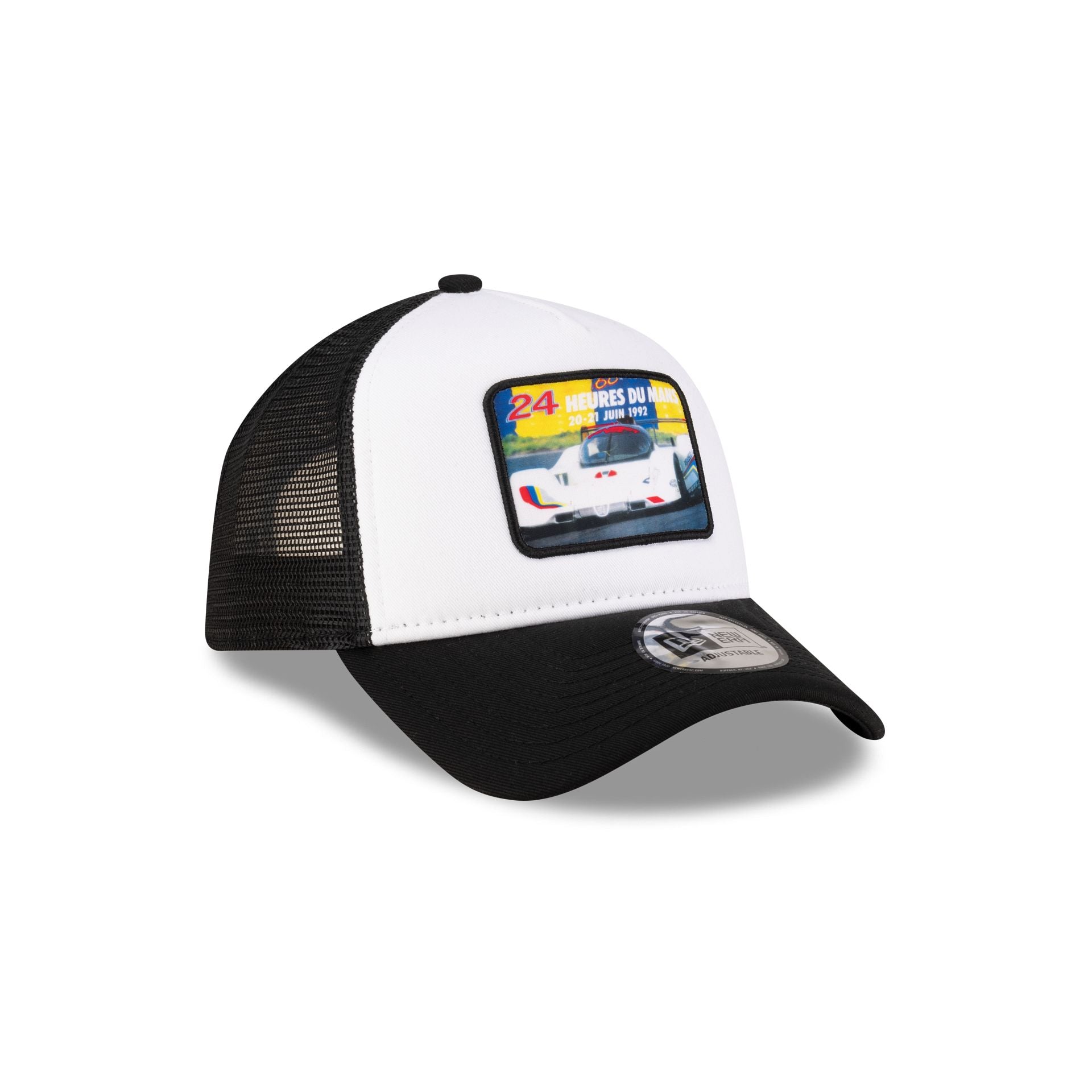 24 Hours of Le Mans Patch Black 9FORTY A-Frame Trucker Hat、mySite、vikingsvslions