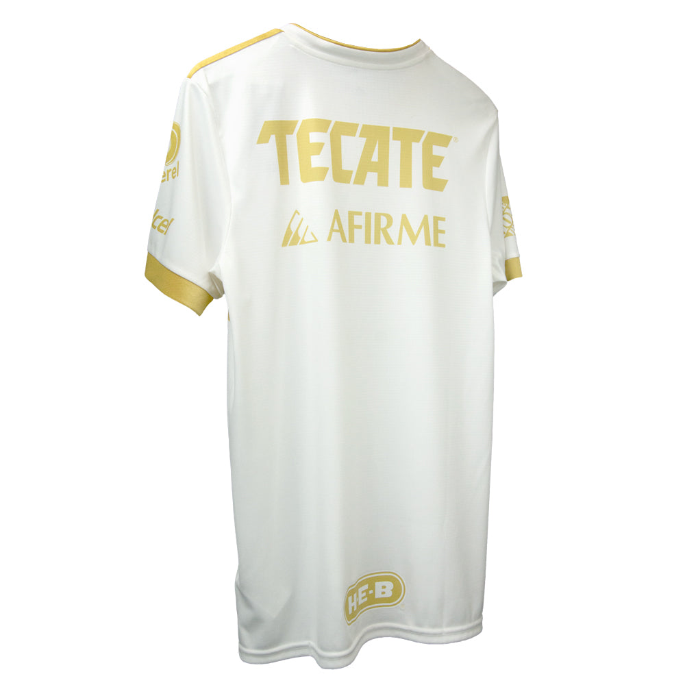 adidas Men's Tigres UANL 2021/22 Third Jersey White/Gold、mySite、noshort