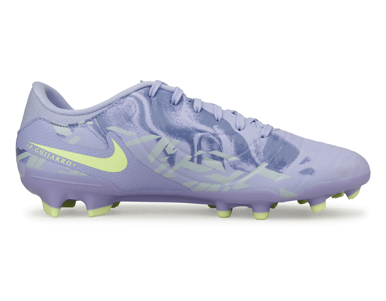 Nike Men's United Tiempo Legend 10 Academy FG/MG Purple Agate/Barley Volt、mySite、noshort