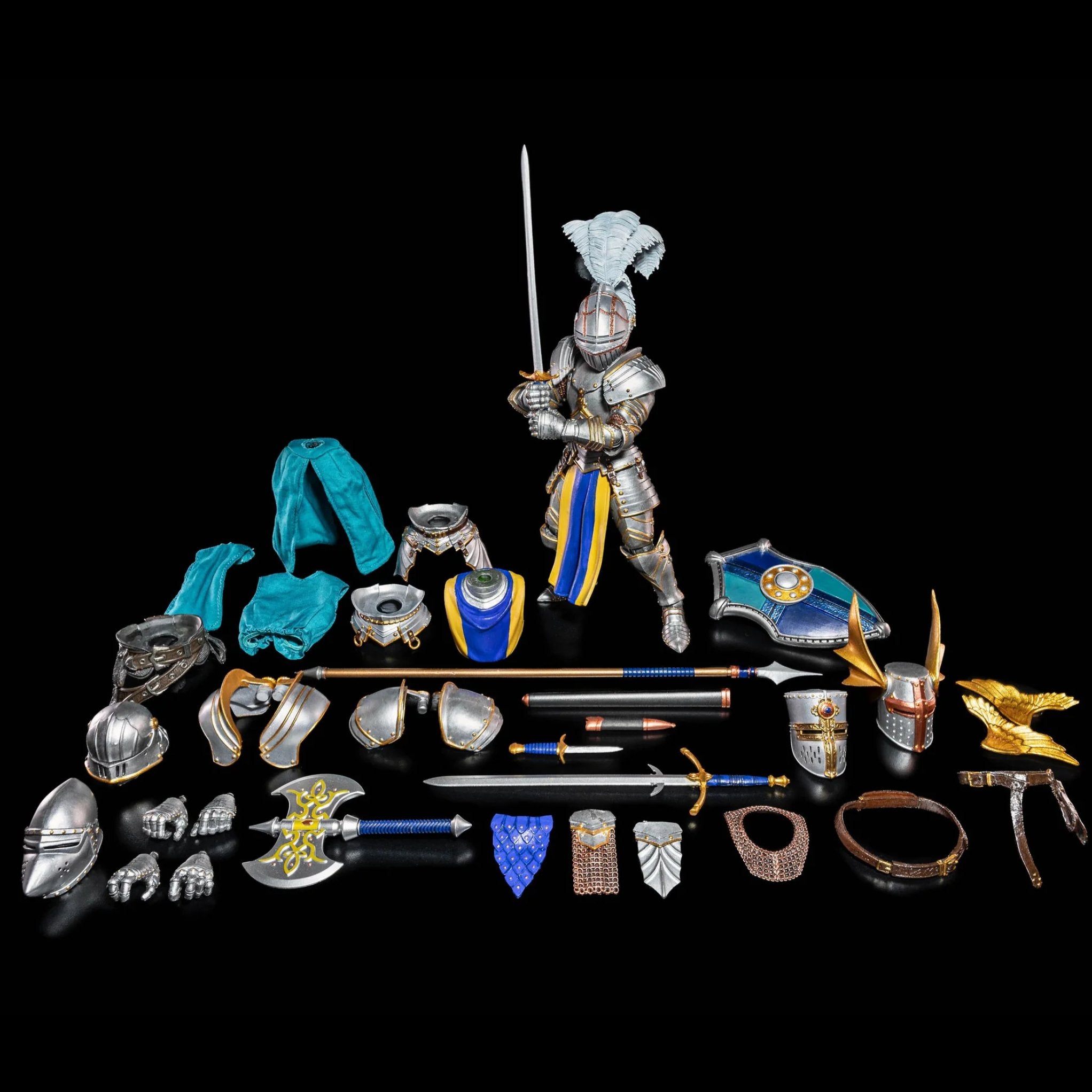 Mythic Legions Blue Shield Soldier (Deluxe Builder Set)、mySite、hgirdovlk