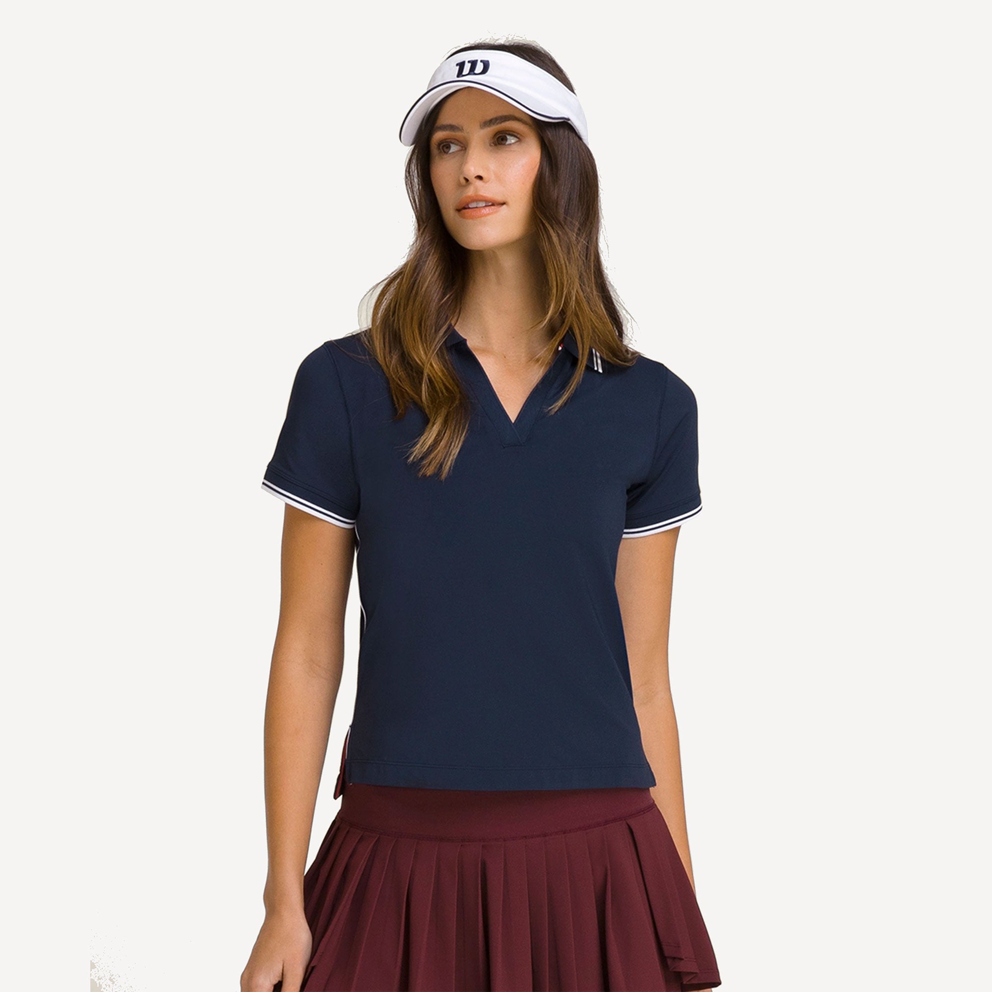 Wilson Club Women's Tennis Polo、mySite、neckold