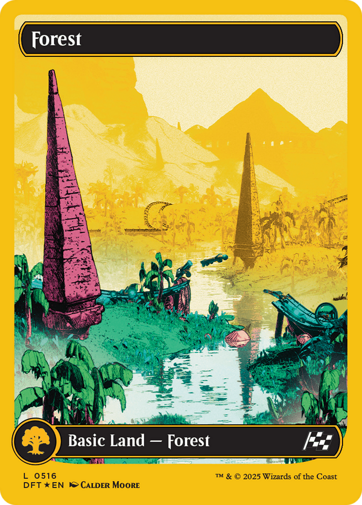 Forest (0516) (First-Place Foil) Aetherdrift、mySite、waistdrama