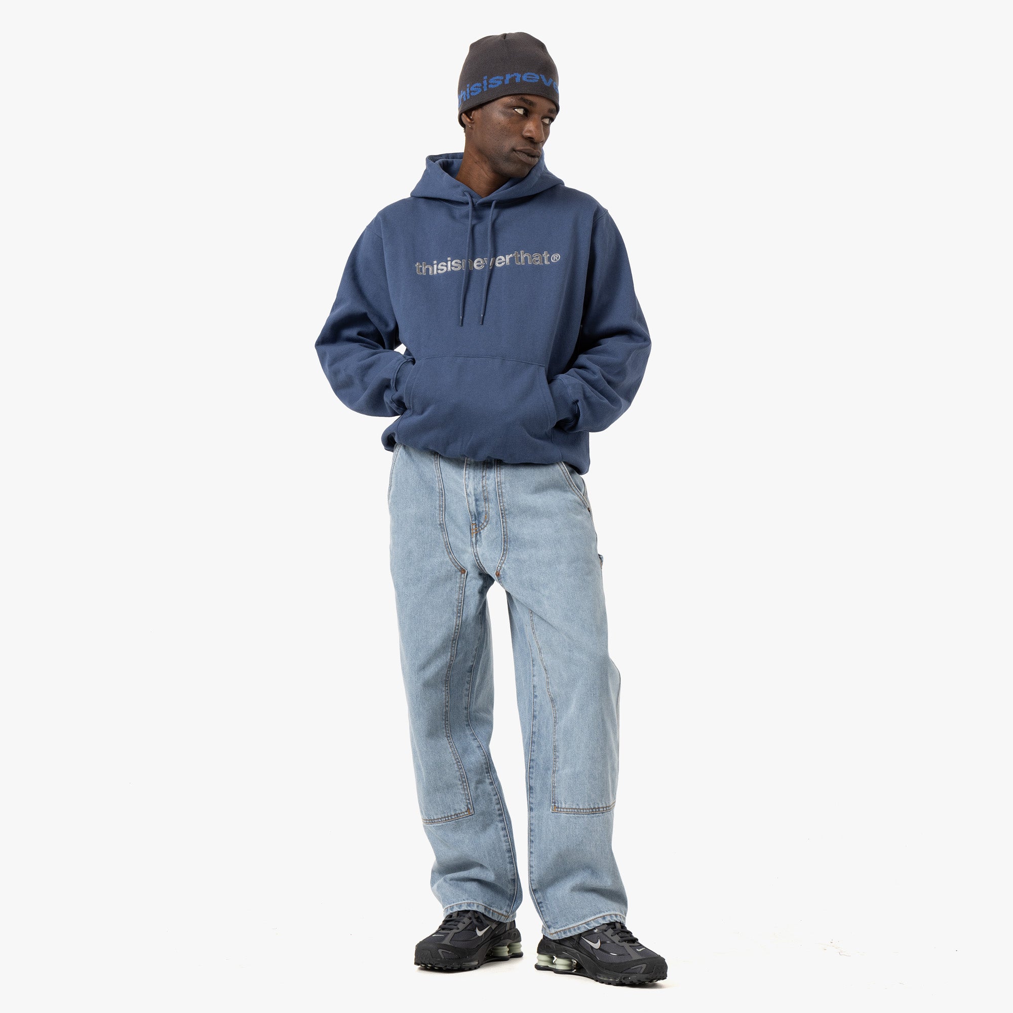  thisisneverthat SP-Logo No Cuff Beanie / Charcoal、mySite、merchandisen