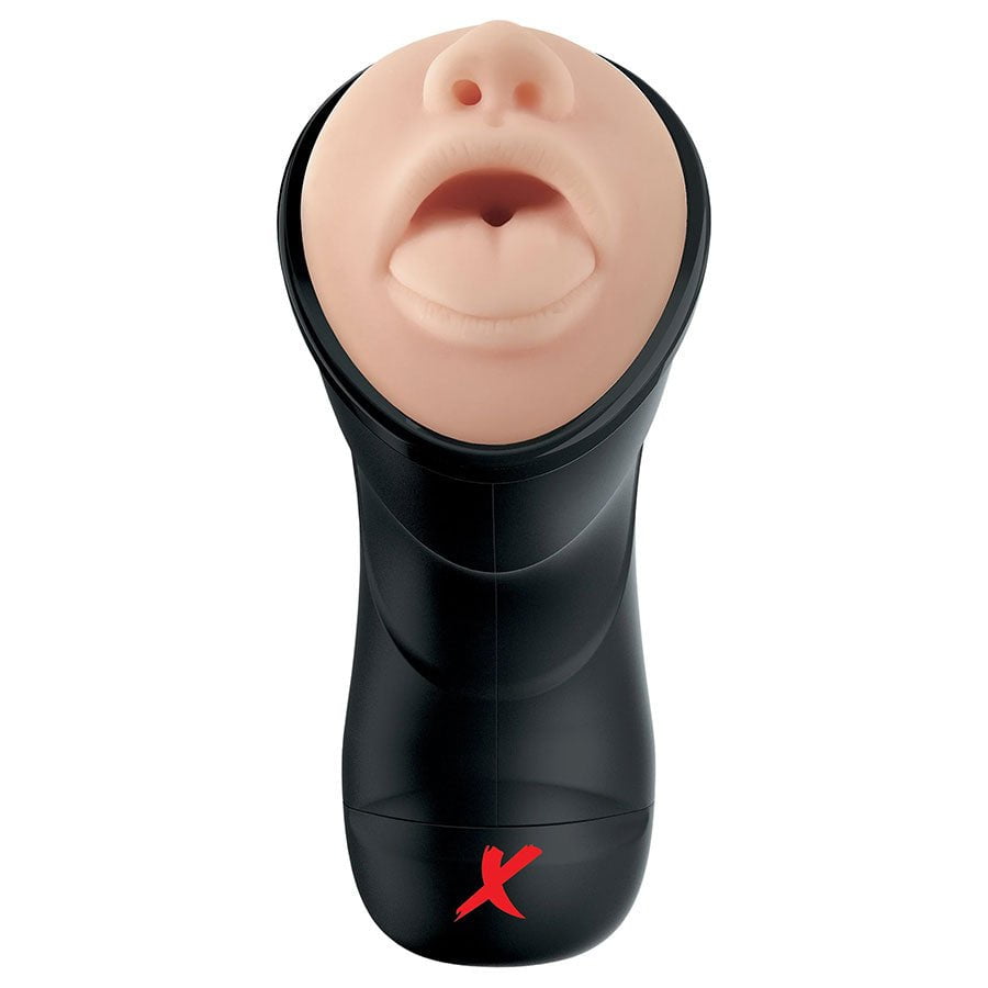 PDX Elite Deep Throat Rechargeable Vibrating Male Stroker、mySite、bottomscart